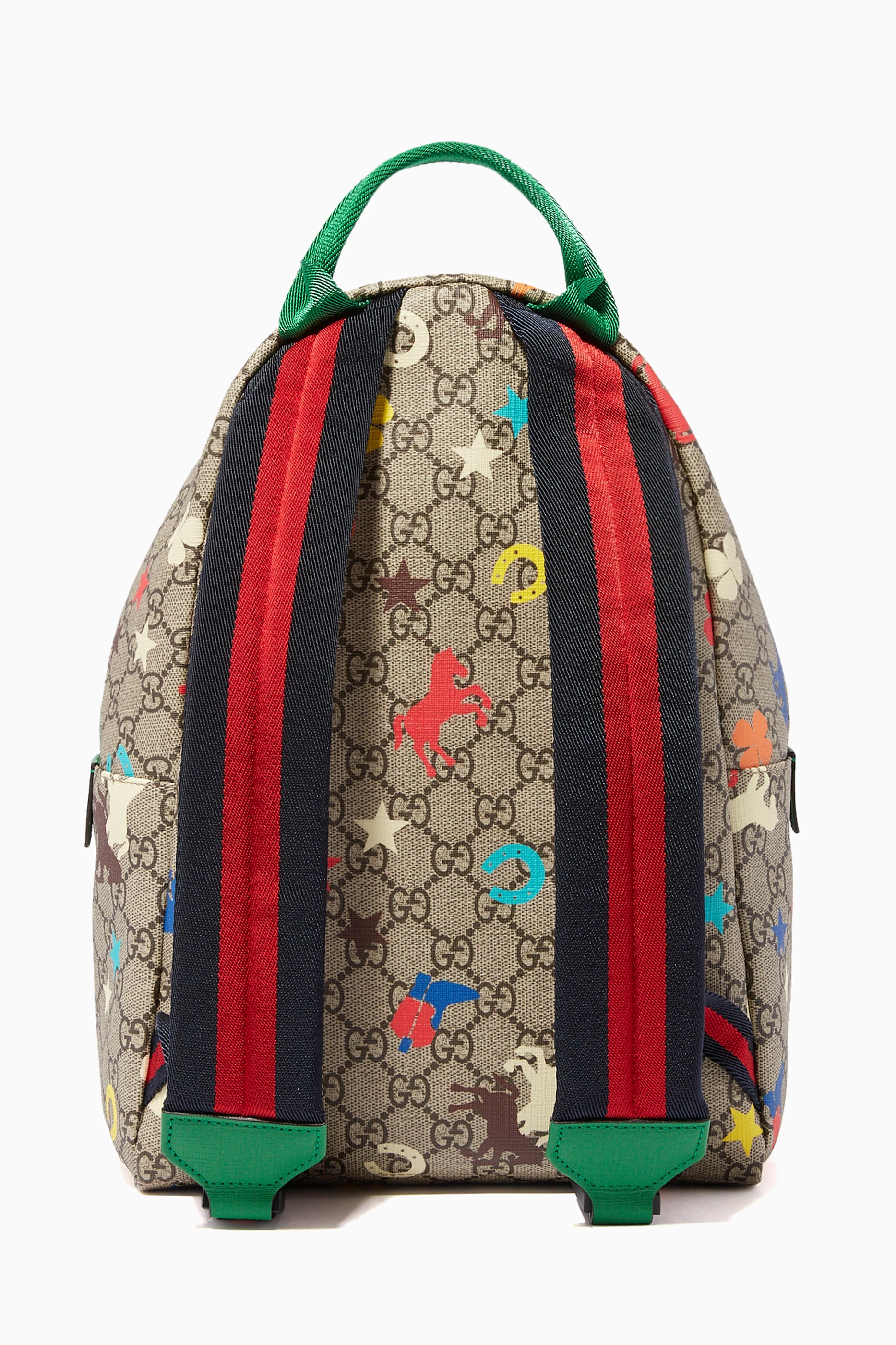 Buy Gucci Neutral Junior GG Logo Multi coloured Backpack for Girls