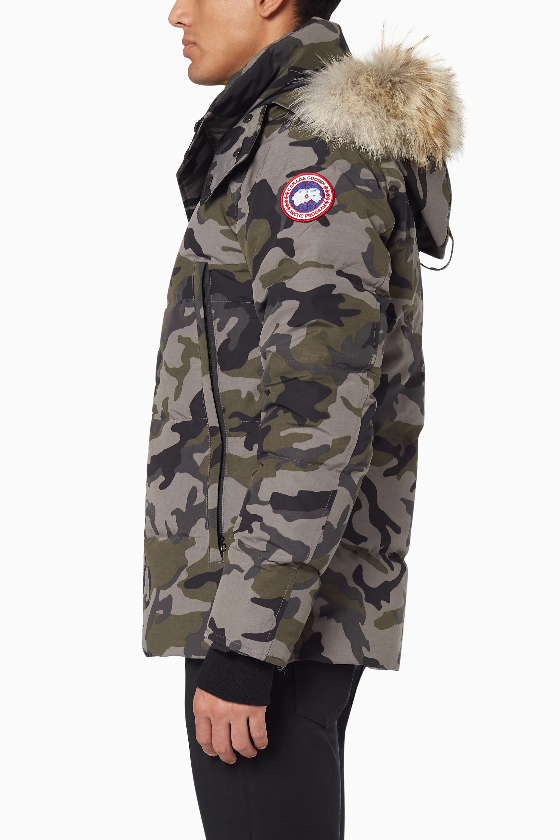 Camouflage canada clearance goose jacket