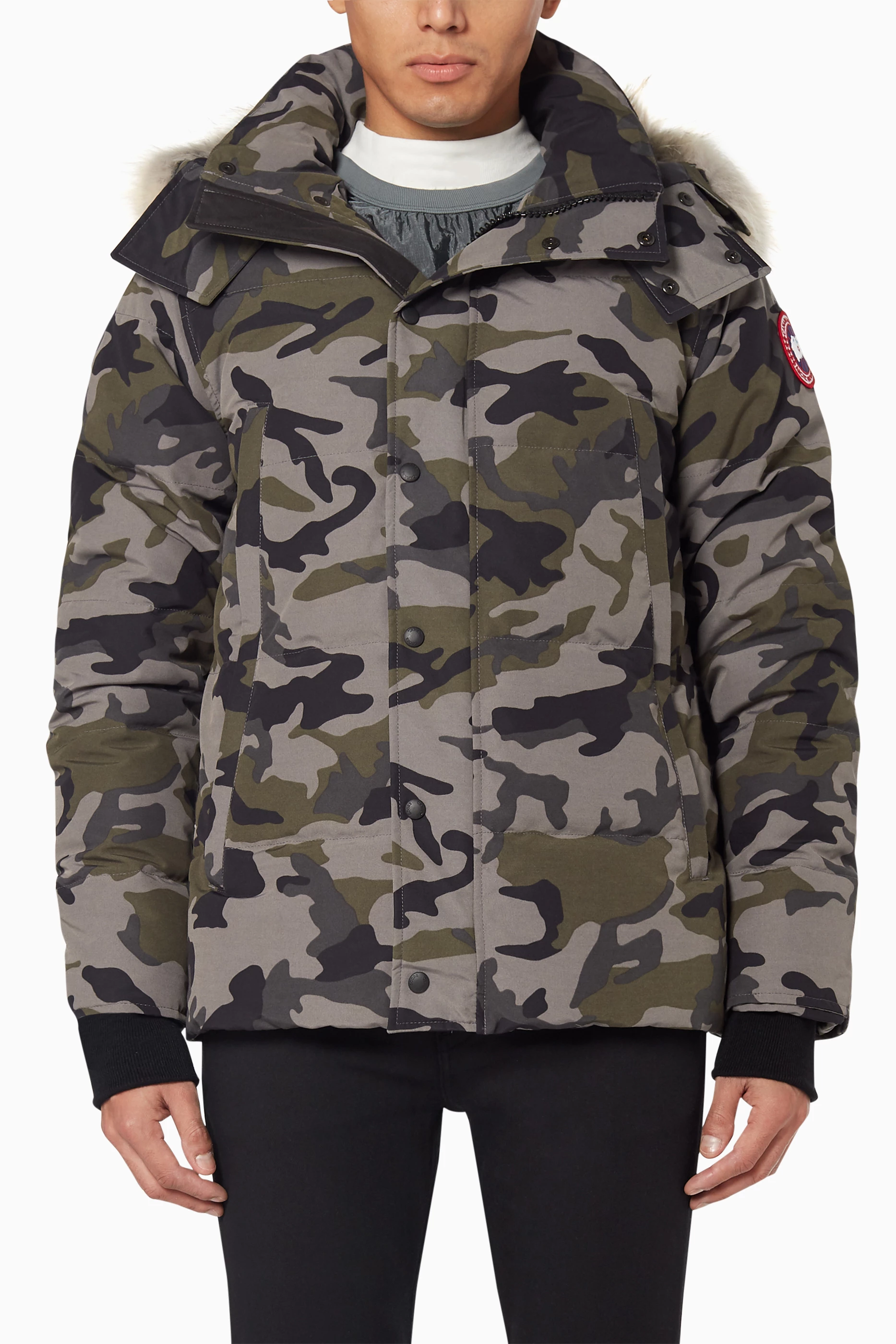 Canada goose camouflage jacket sales