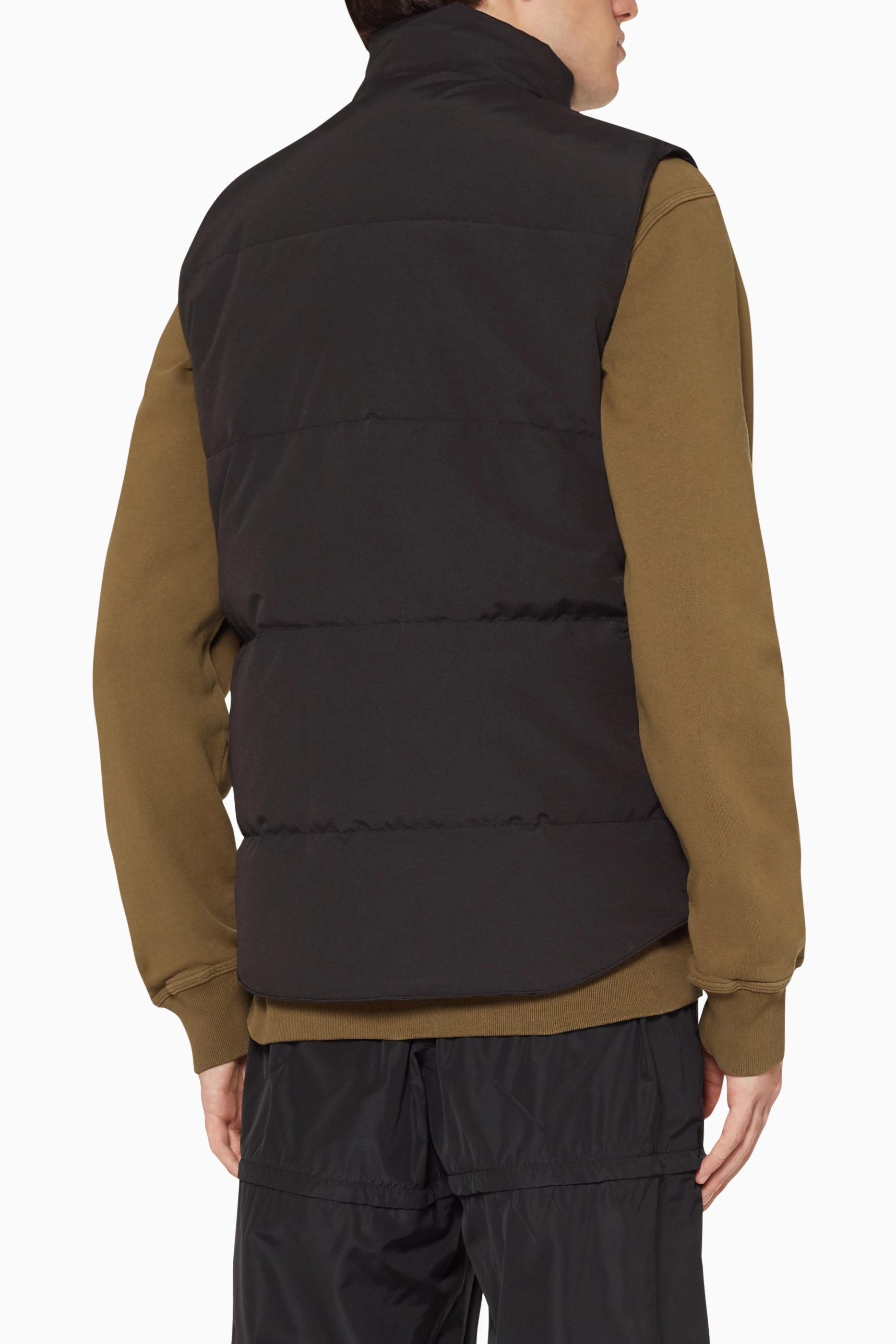 Canada goose gilet mens black on sale