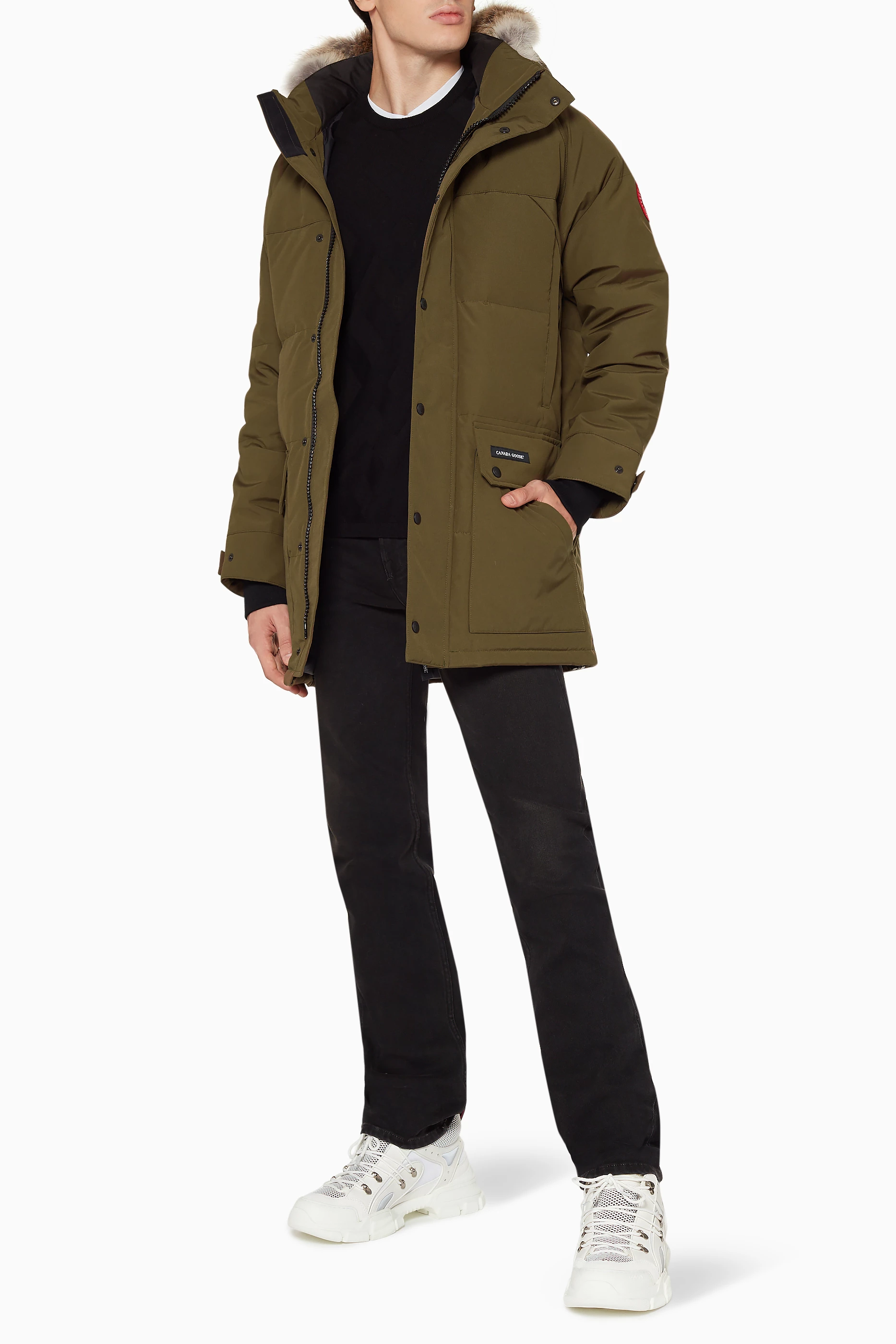 Buy Canada Goose Green Emory Down Parka for Men in UAE Ounass