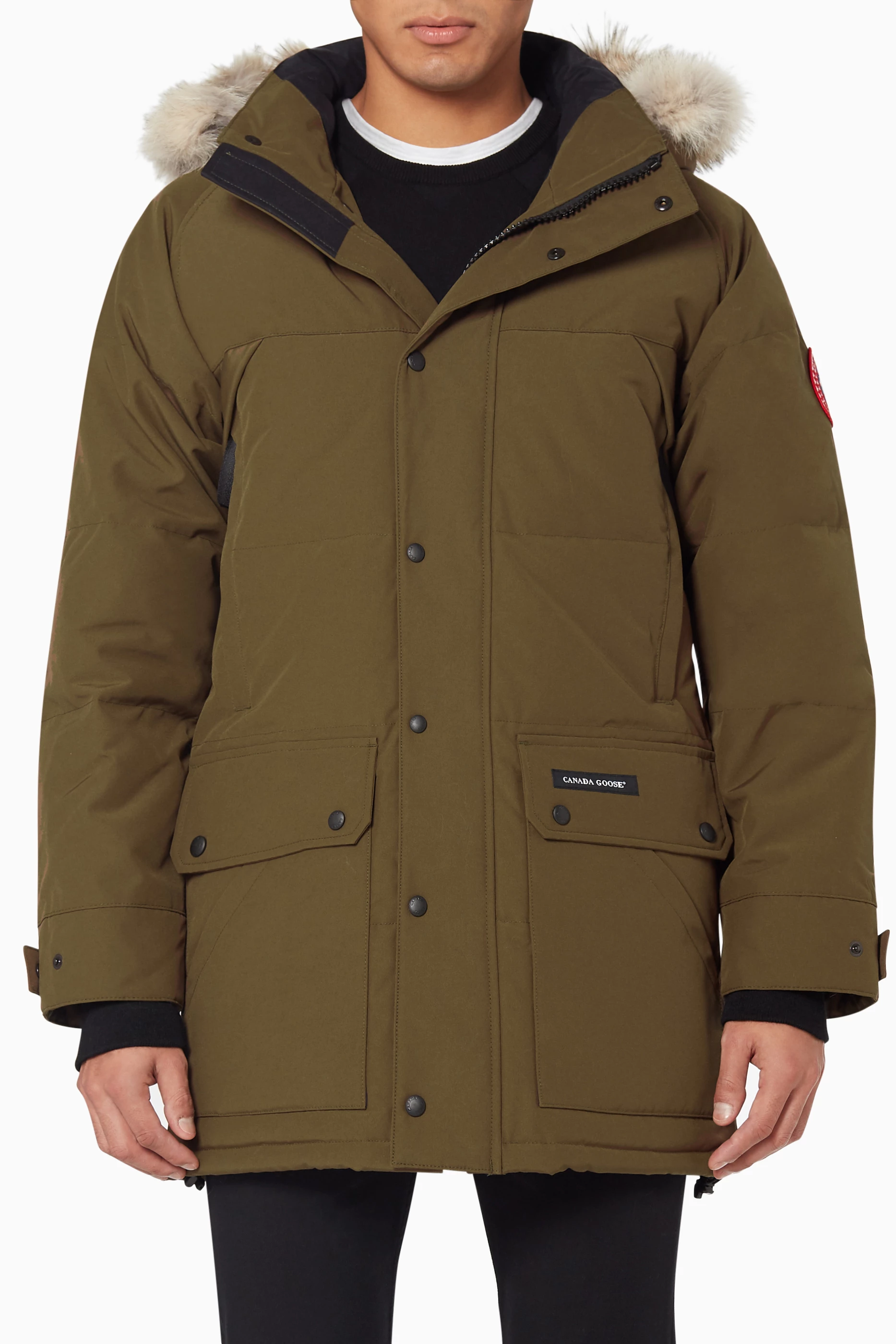 Canada goose emory parka military green online