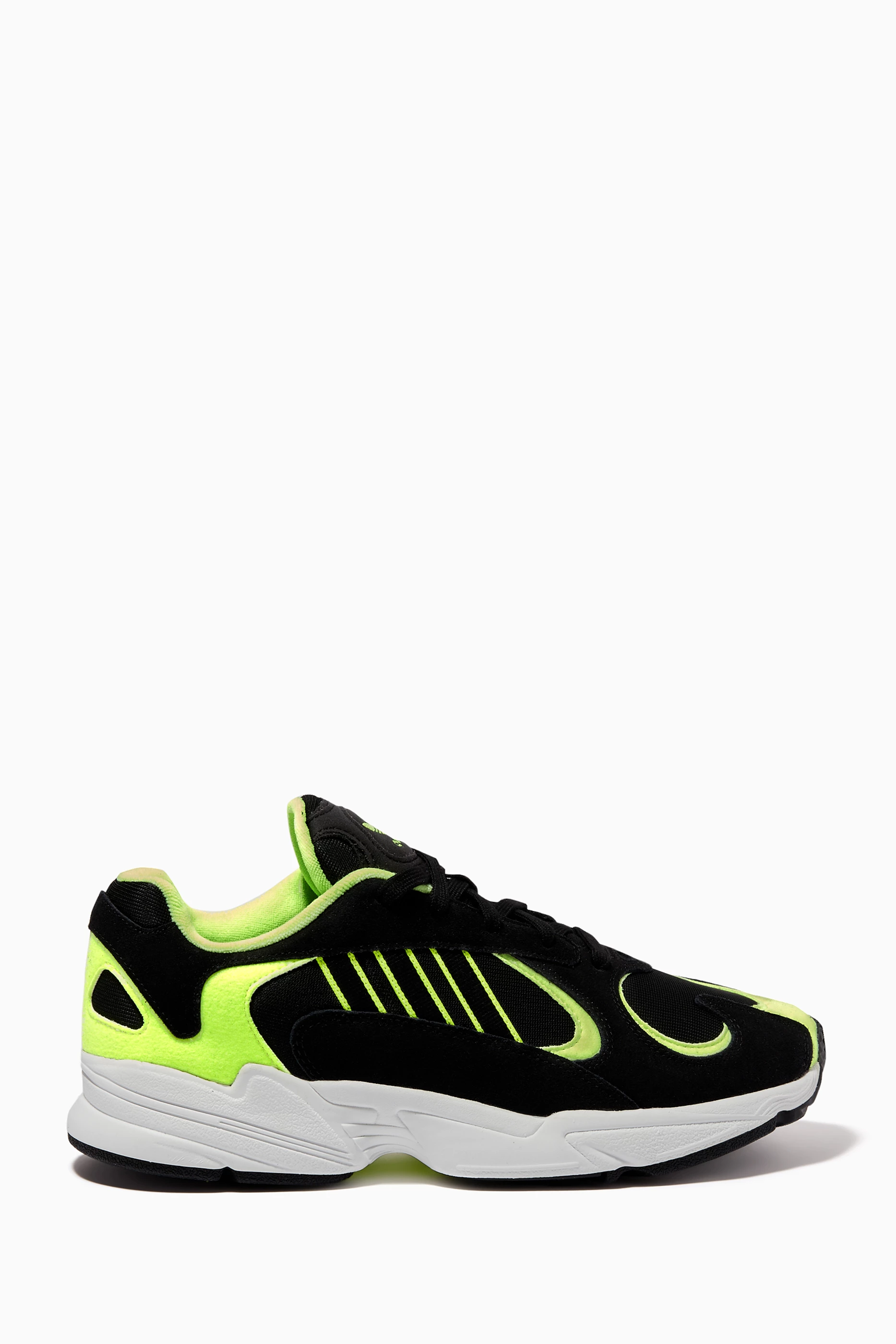 Adidas originals yung 1 suede and mesh sneakers shop