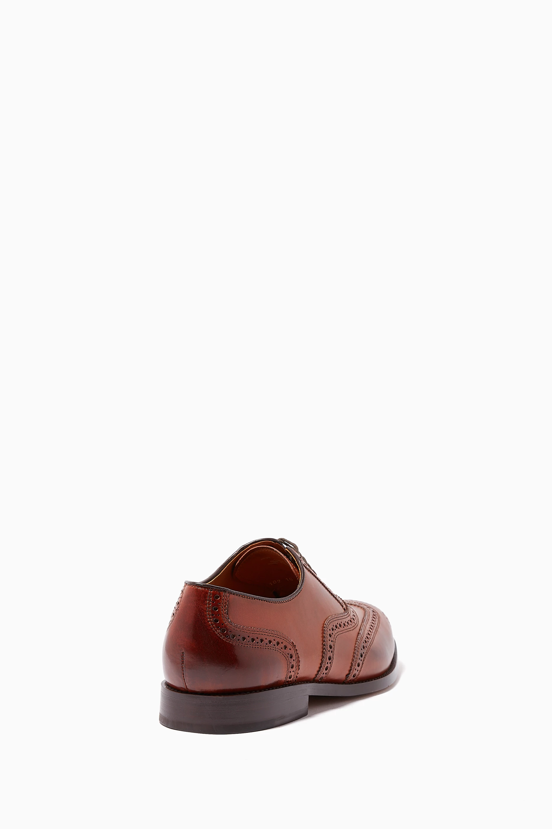 Buy Cole Haan Brown Kneeland Wingtip Brogue Oxford Shoes for Men