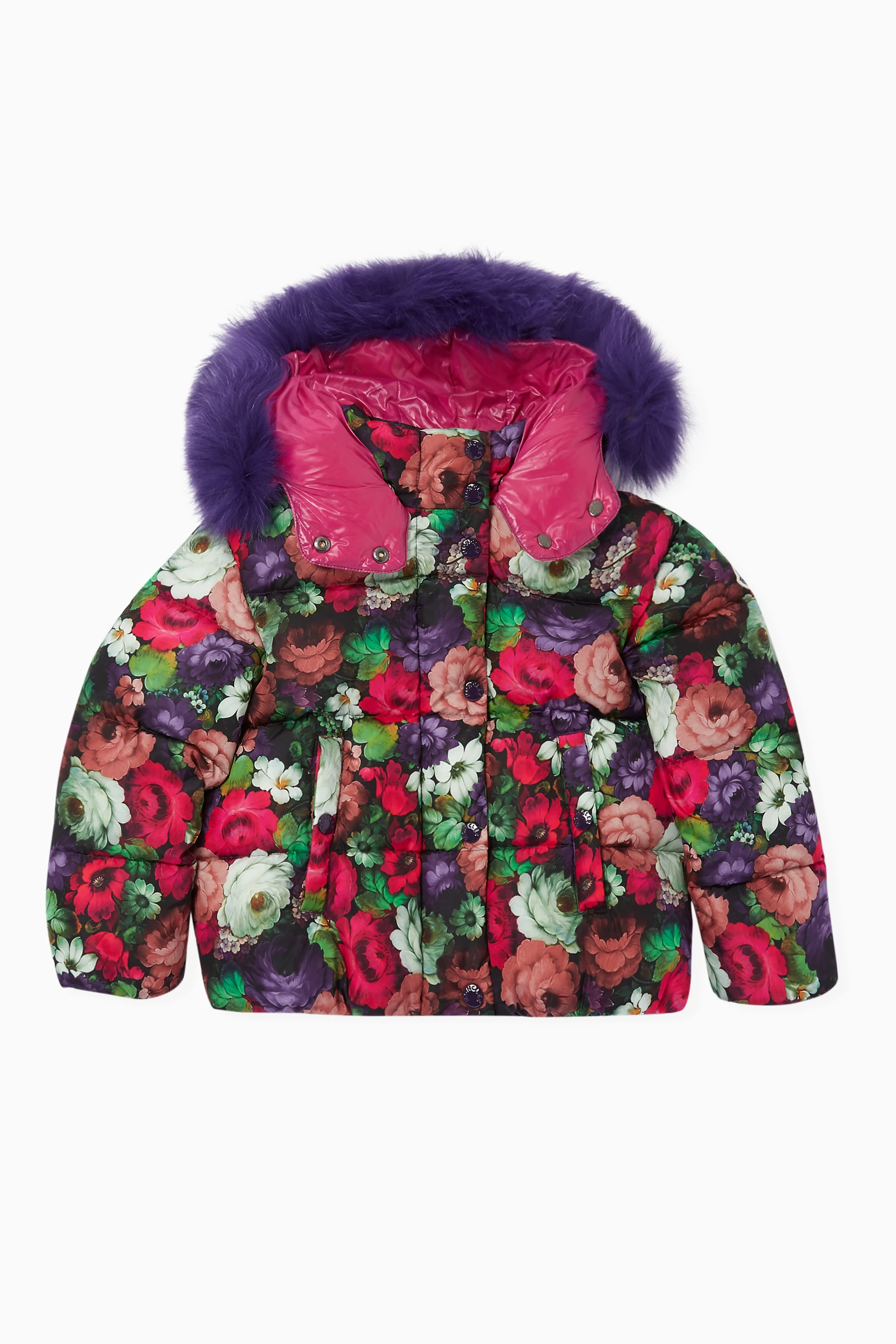 Moncler floral puffer store