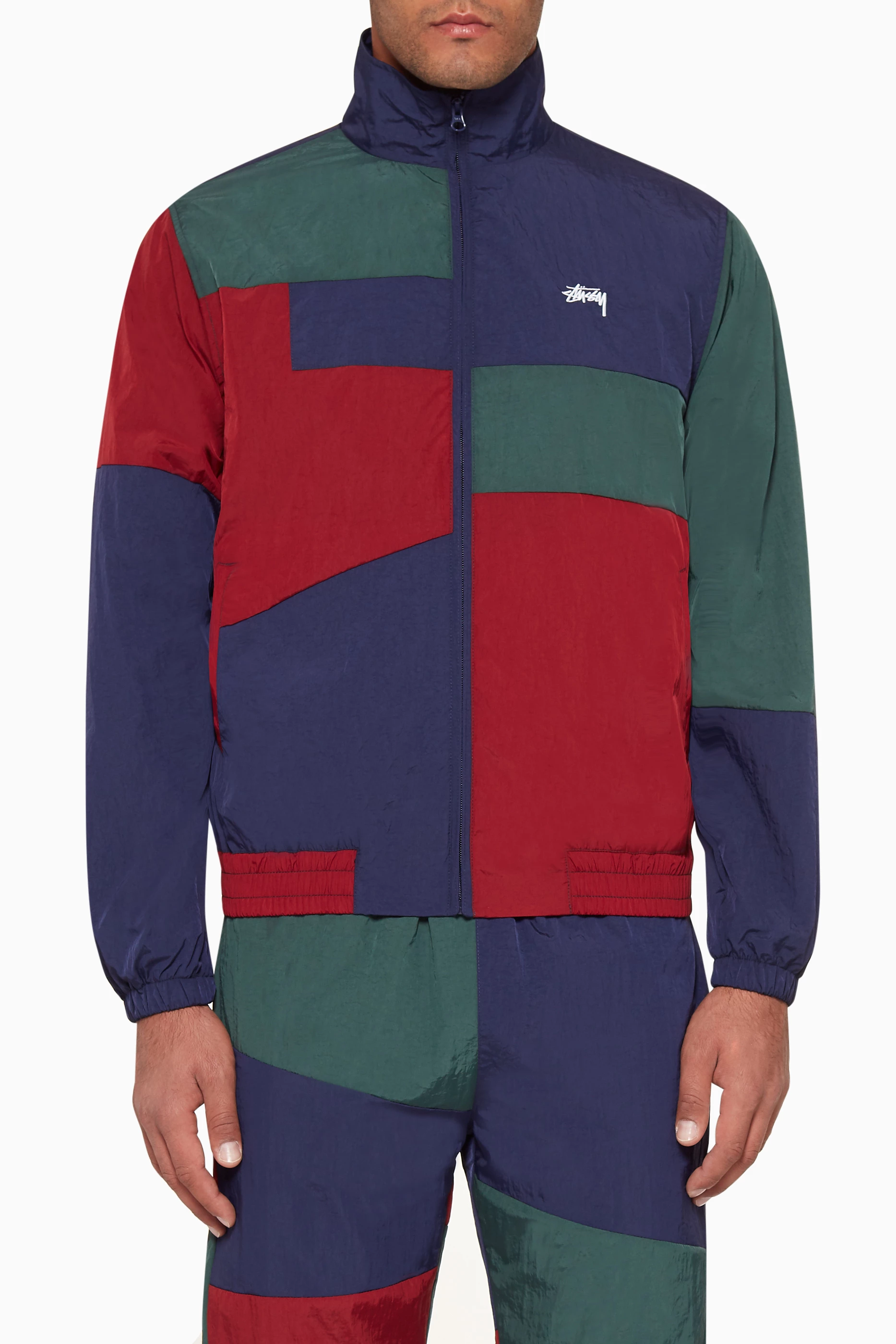 Stussy panel track jacket sales