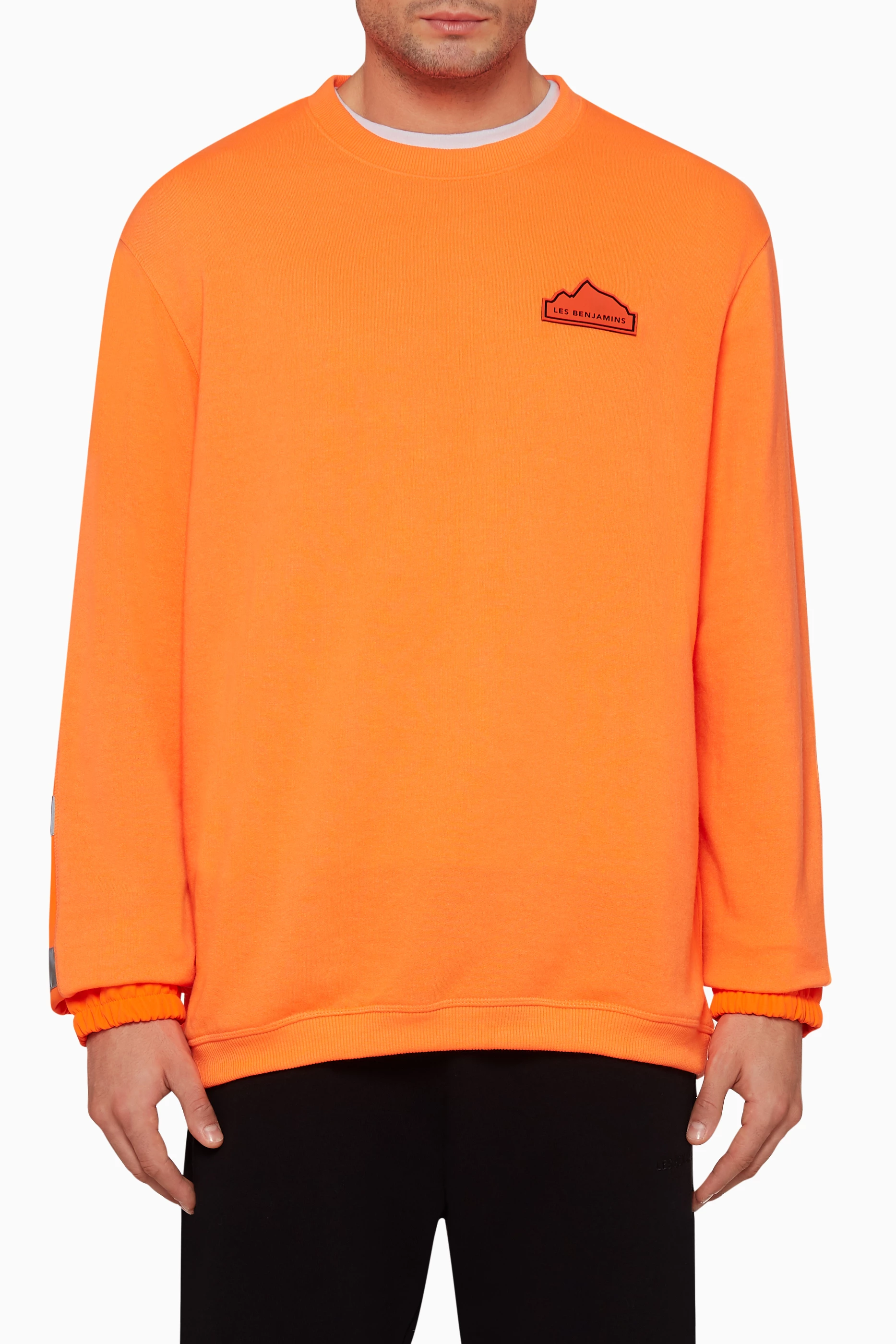 Orange crewneck discount