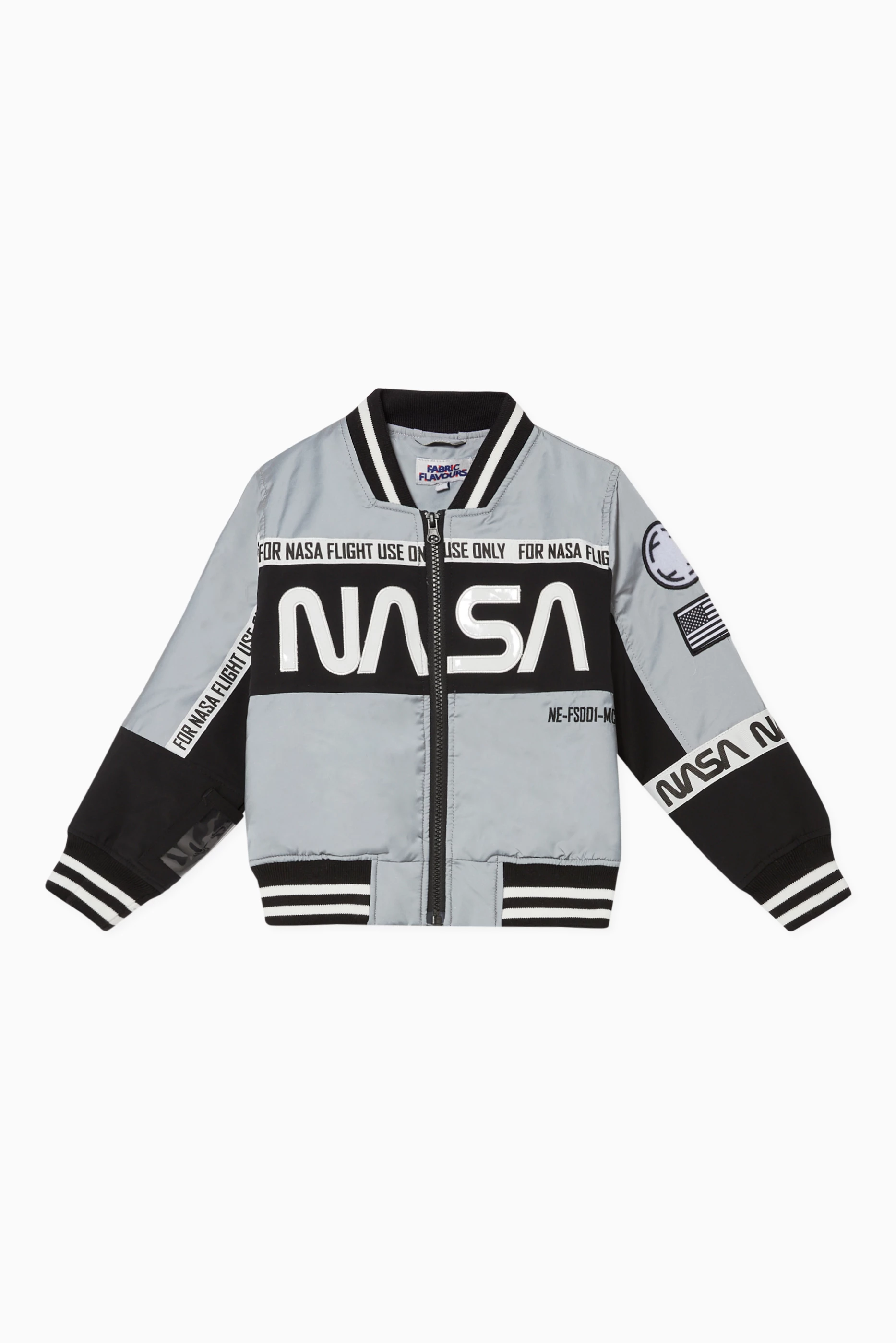Grey nasa hotsell bomber jacket