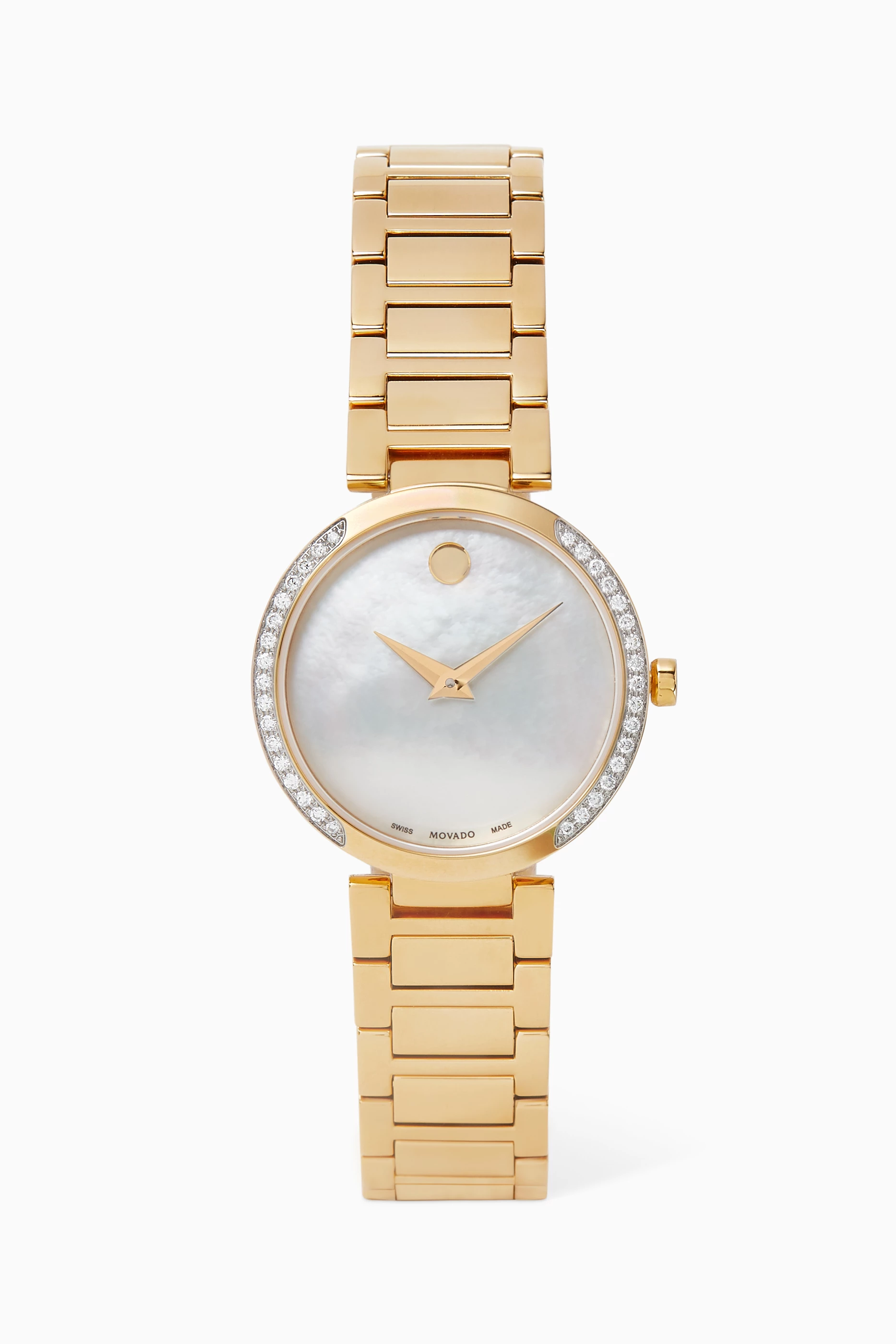 Buy Movado Gold Apria Diamond Watch for Women in UAE Ounass