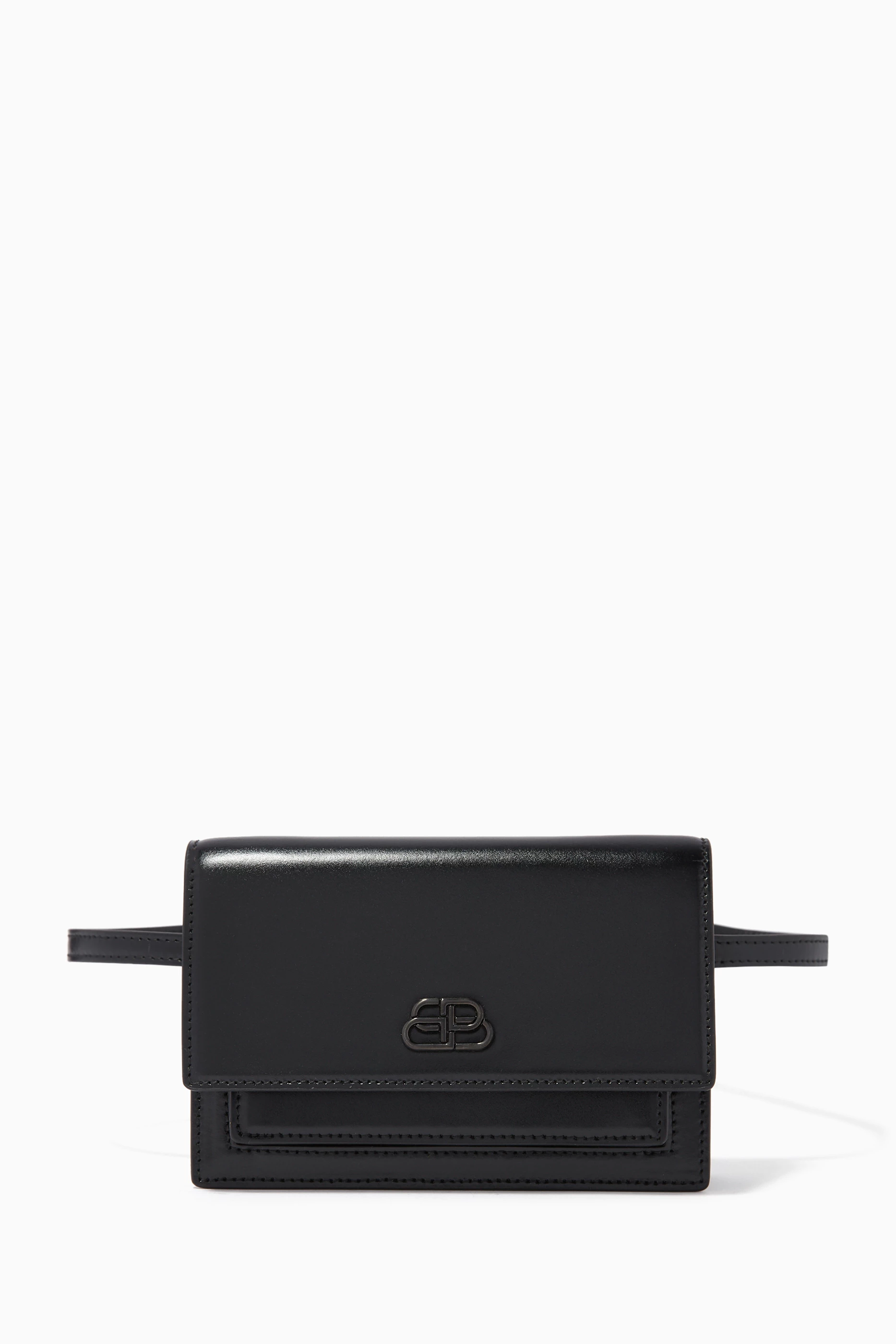 Buy Balenciaga Black Sharp XS Leather Belt Bag for Women in UAE Ounass