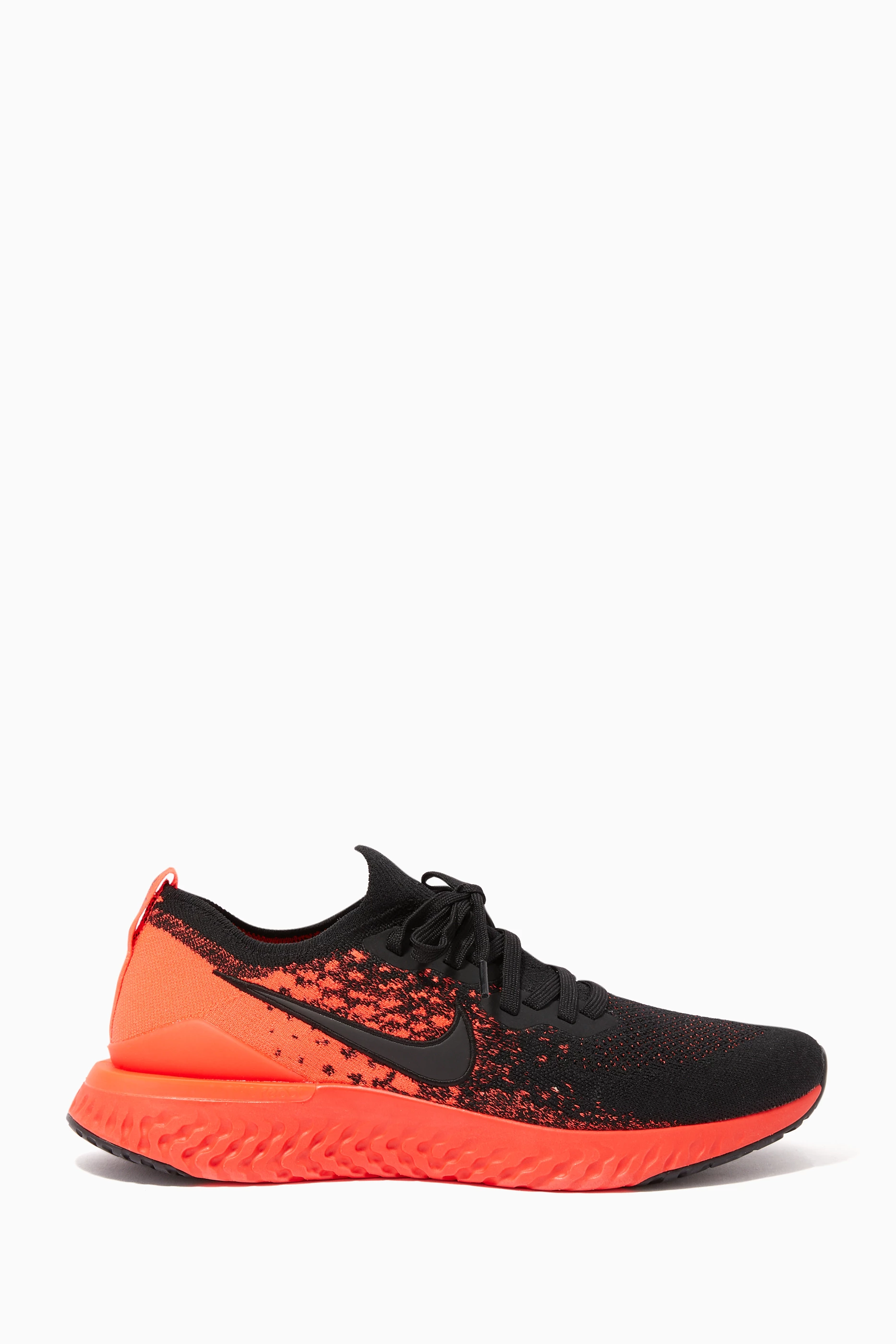 Buy Nike Black Epic React Flyknit 2 Sneakers for Men in UAE Ounass