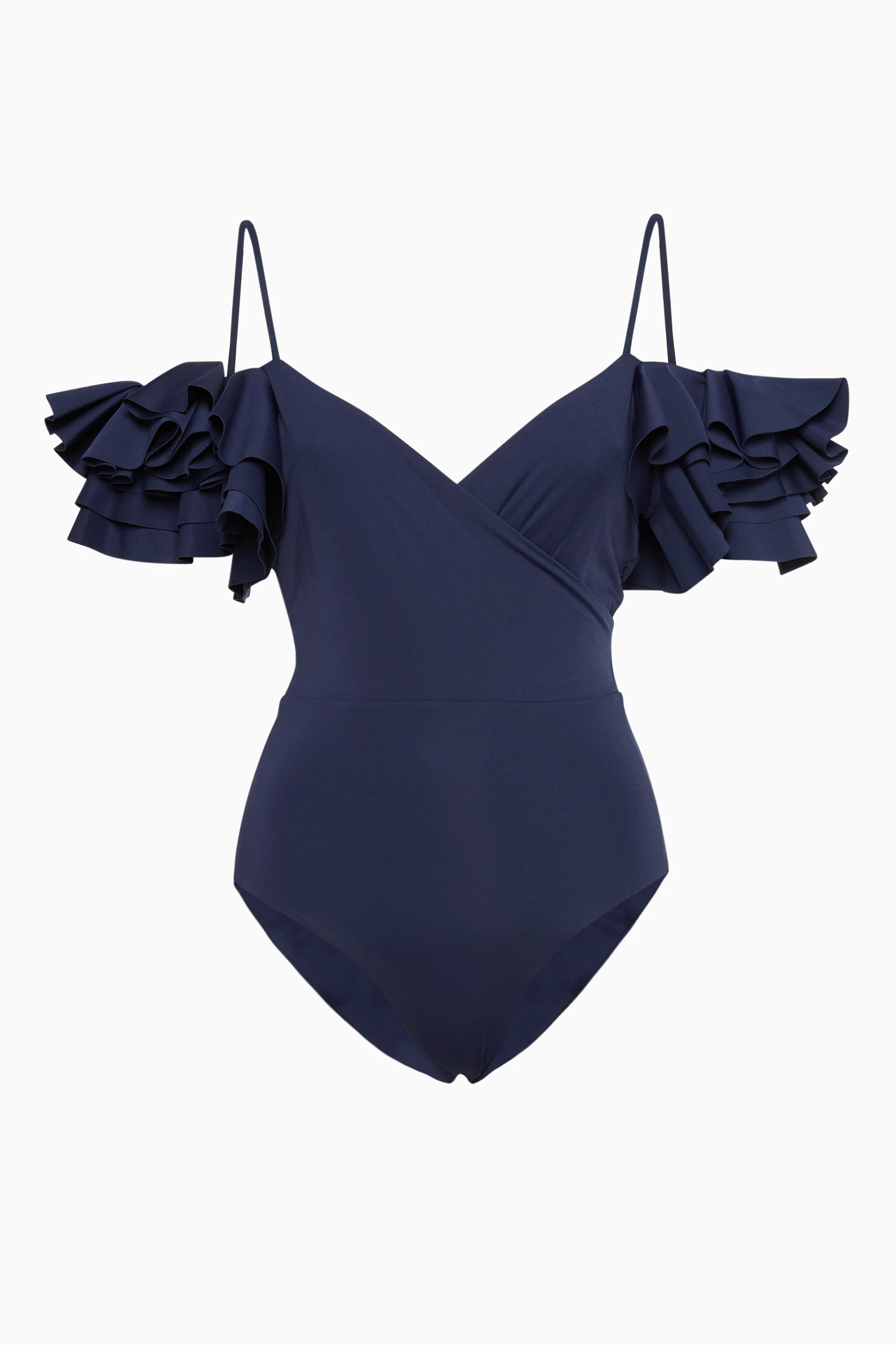 Cold outlet shoulder swimdress