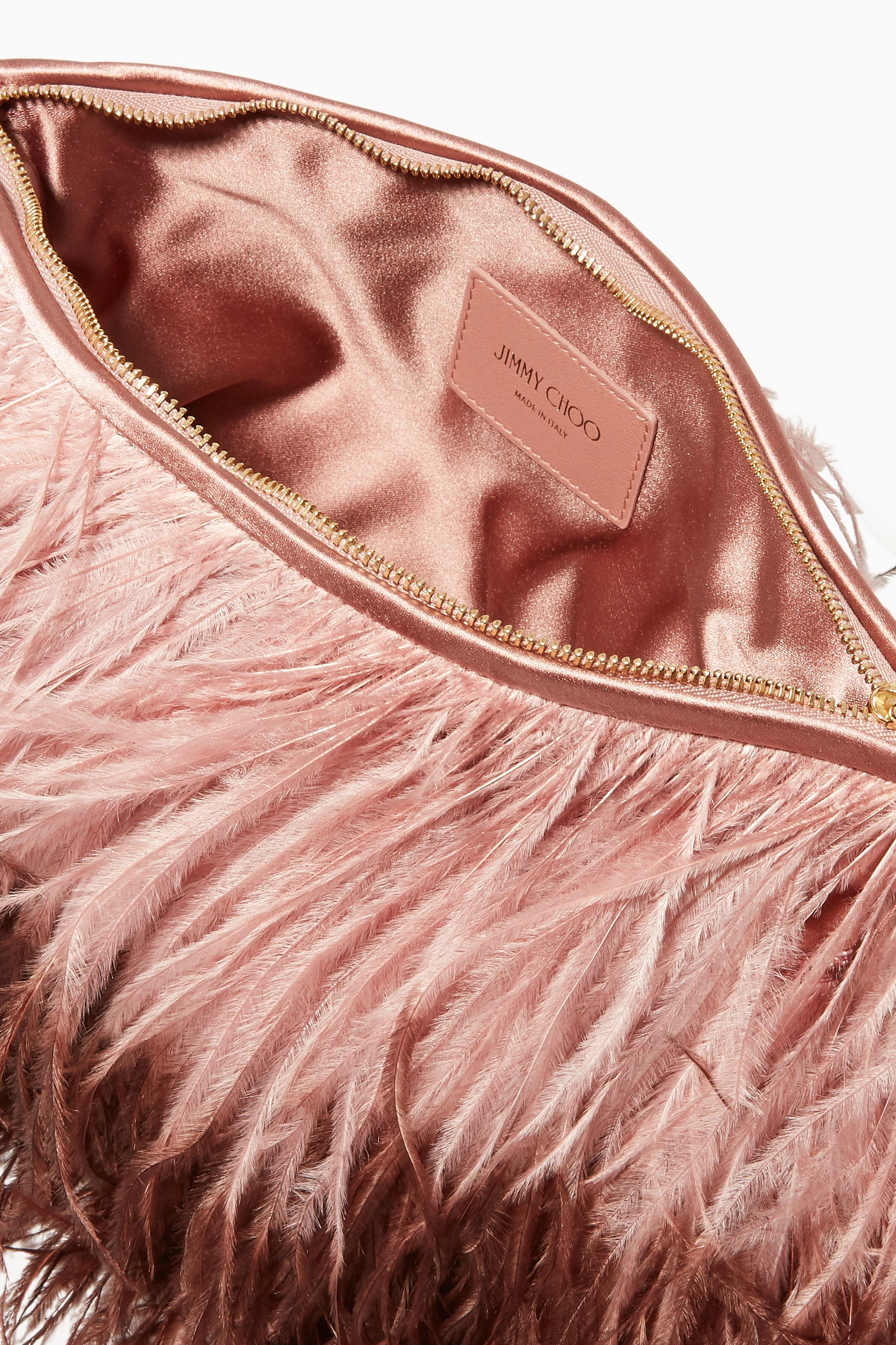 Jimmy choo feather bag hot sale
