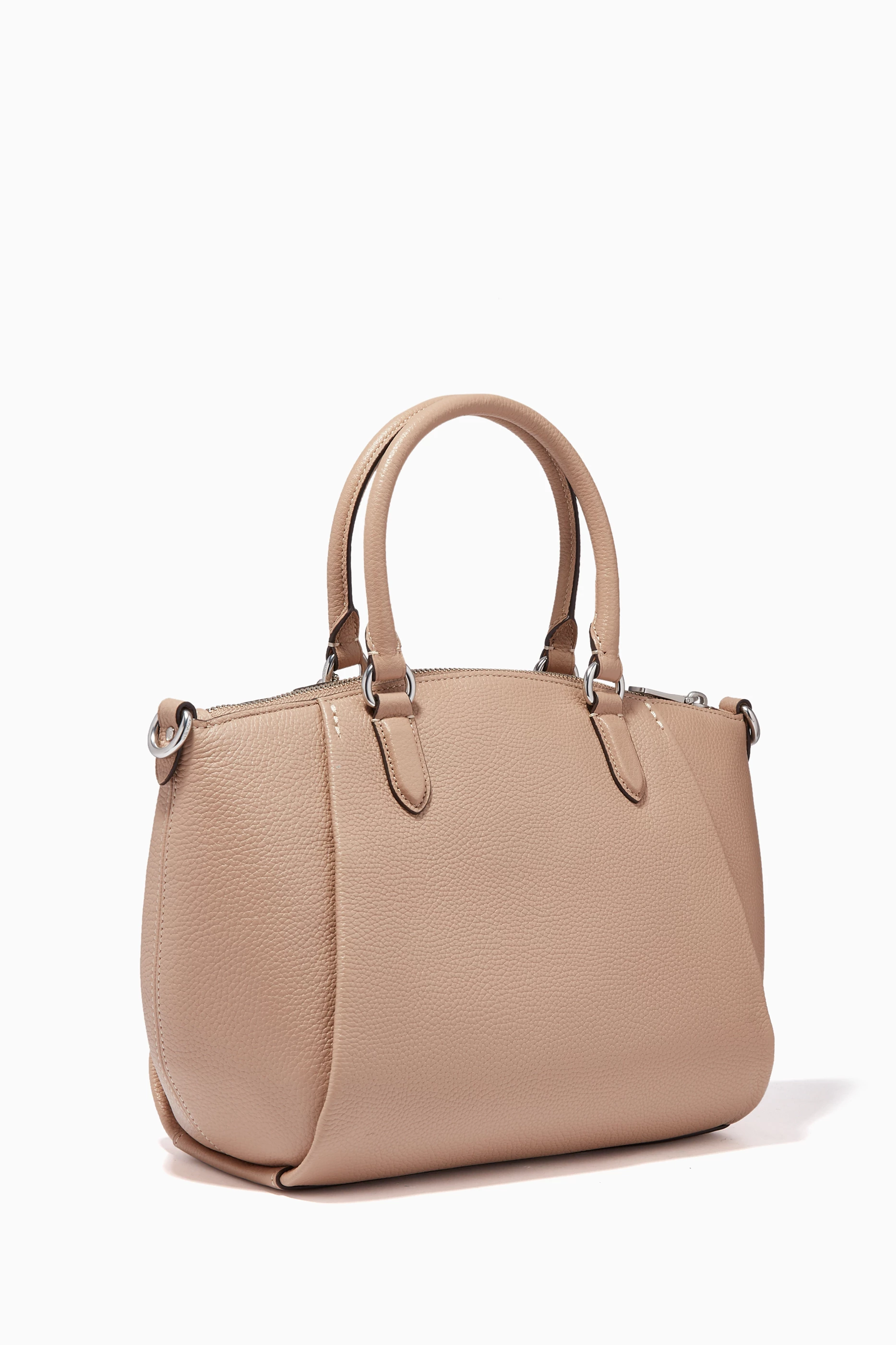 Coach polished pebble leather elise 2025 satchel