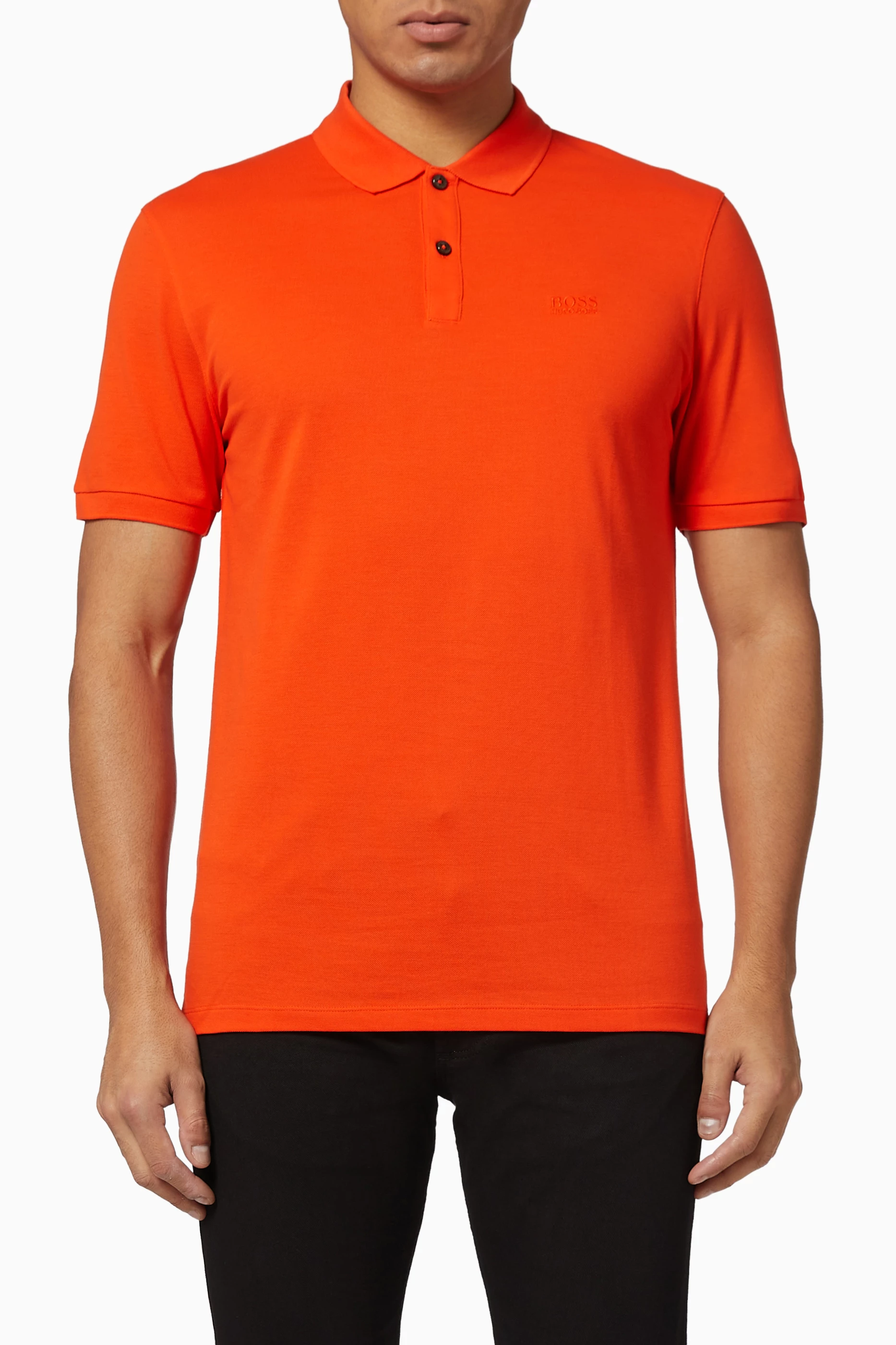 Orange boss polo 2025