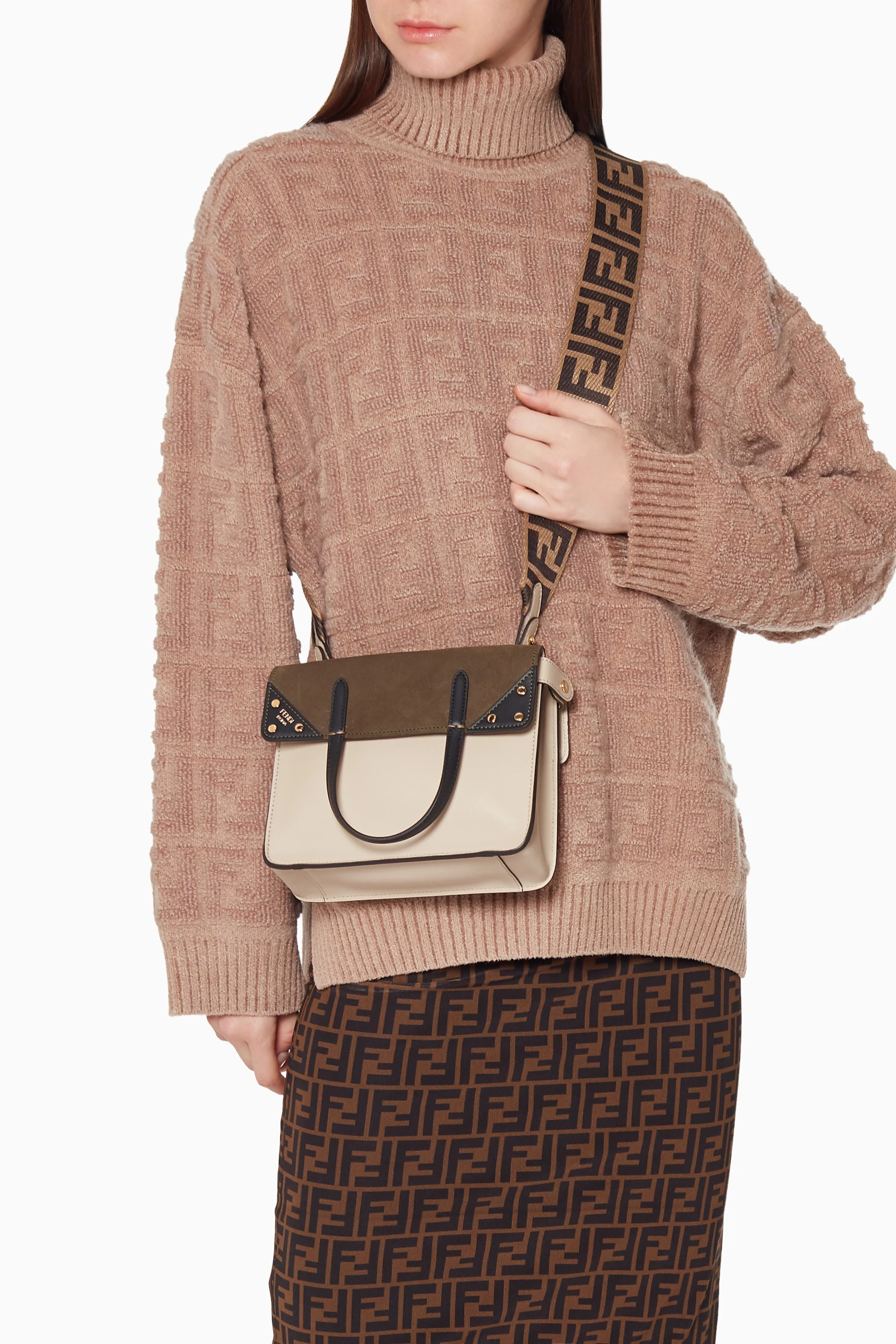 Fendi flip 2025 mini handbag