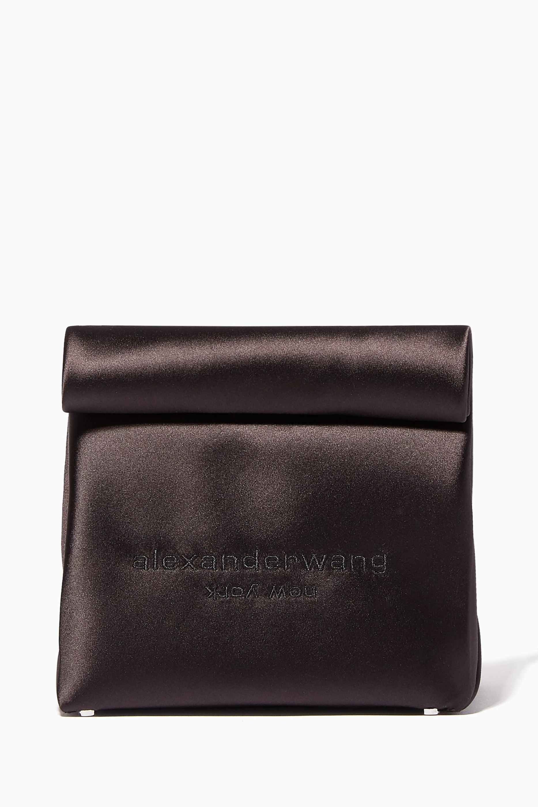 Alexander wang paper bag clutch outlet