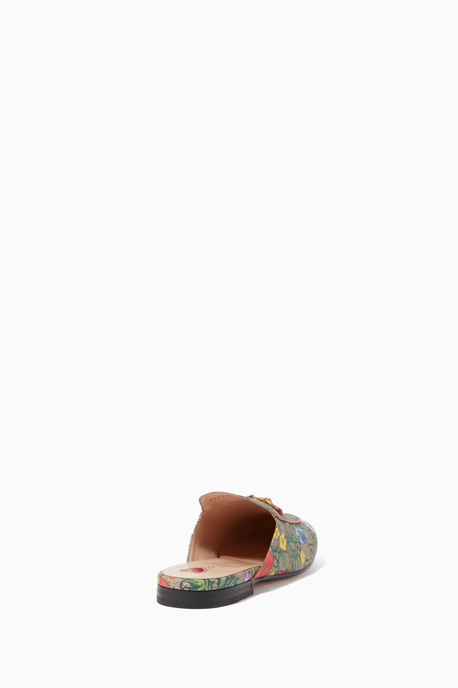 Gucci online flora slippers