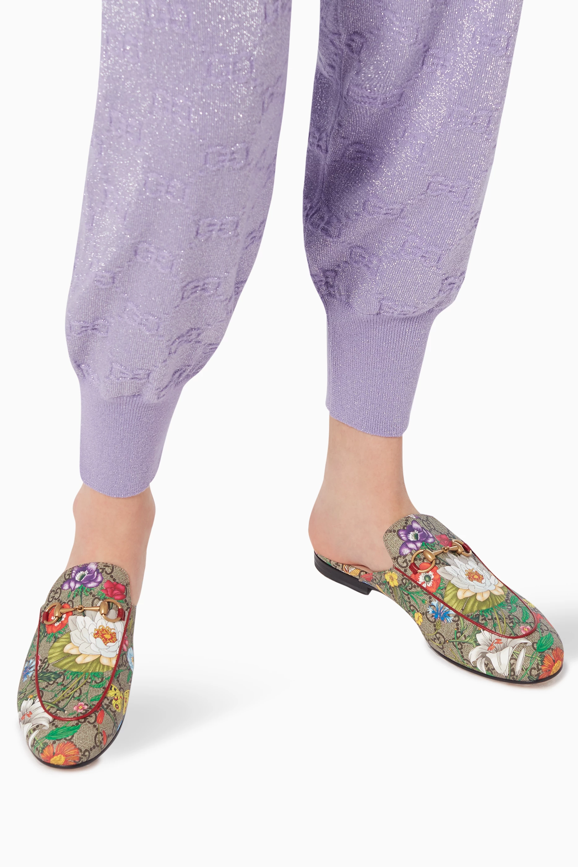 Gucci princetown flora cheap
