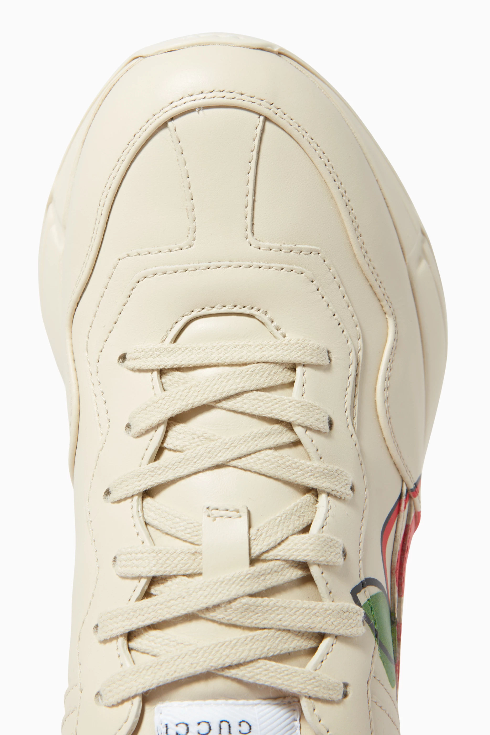 Buy Gucci Neutral Rhyton GG Apple Sneakers for Women in UAE Ounass