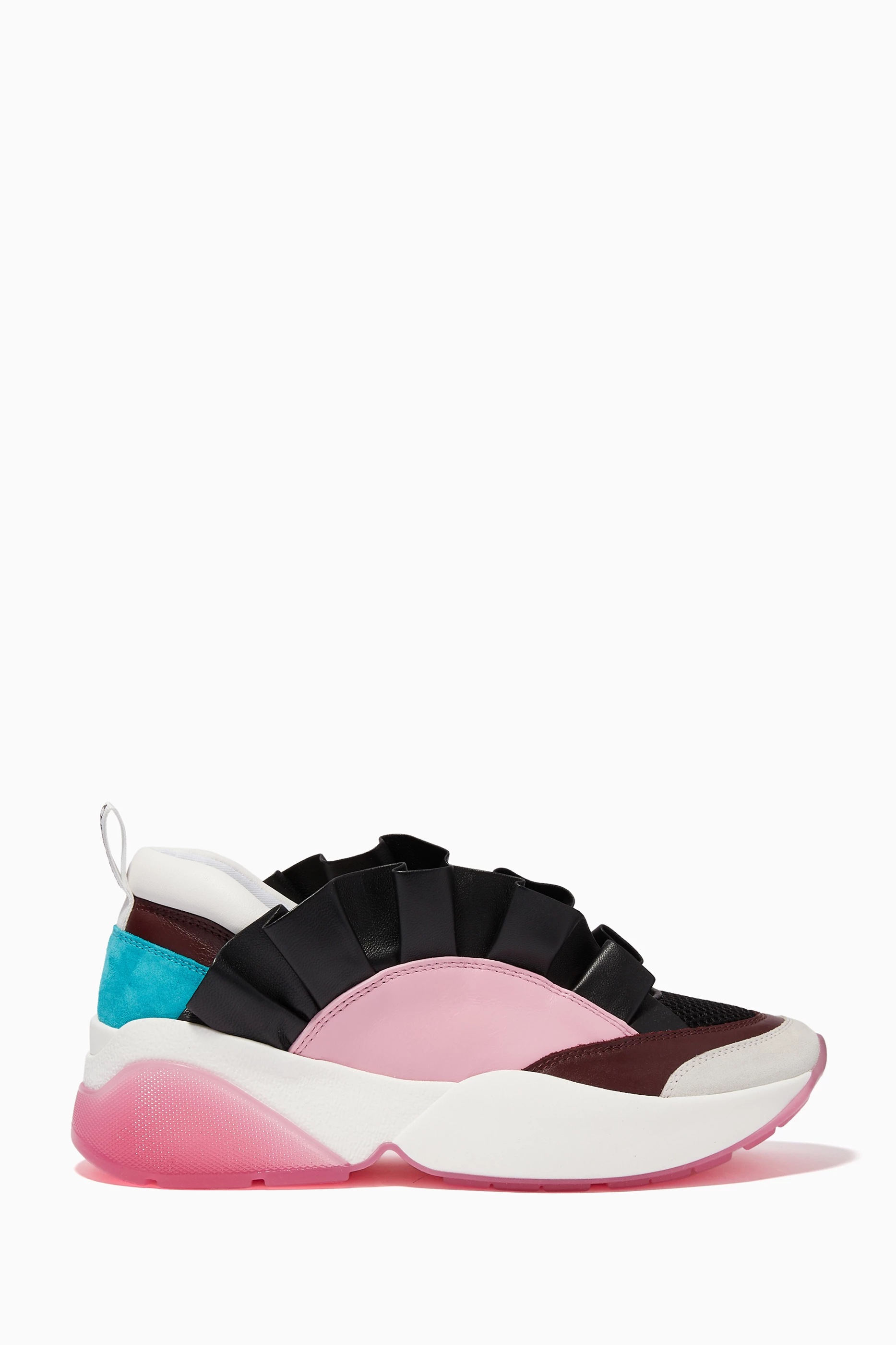 Emilio pucci 2025 ruffle sneakers