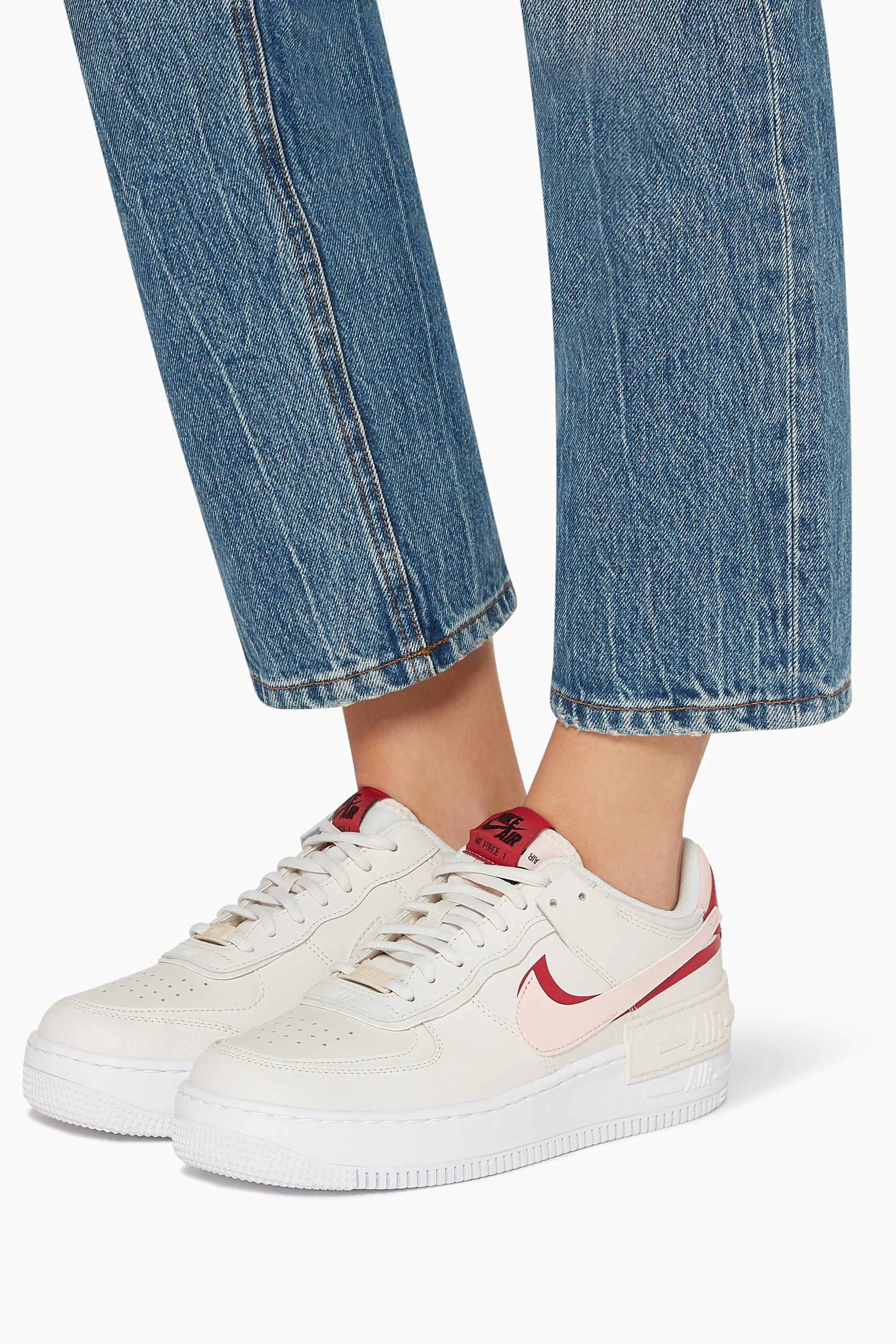 Nike air force 1 shadow phantom/echo pink/red clearance