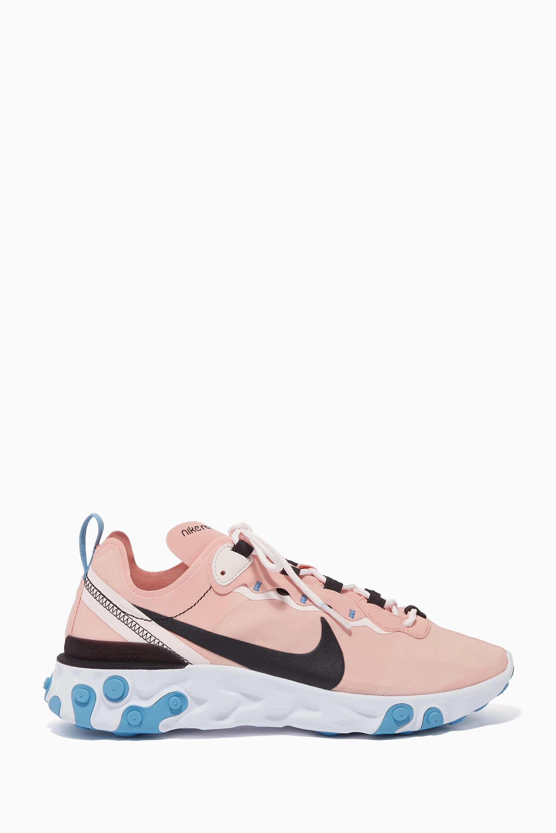 Buy Nike Pink React Element 55 Sneakers for Women in UAE Ounass