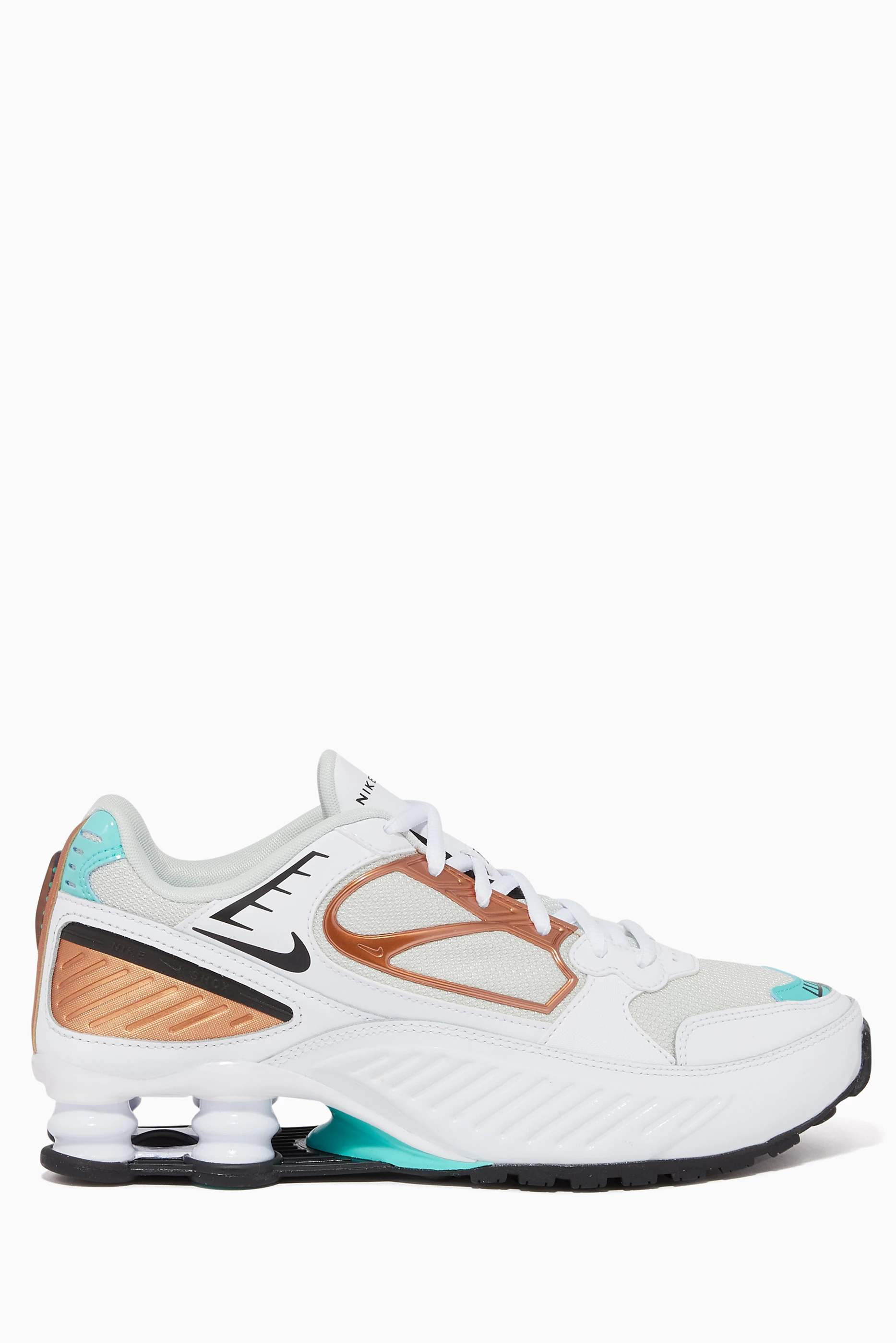 Buy Nike White Shox Enigma 9000 Sneakers for Women in UAE Ounass