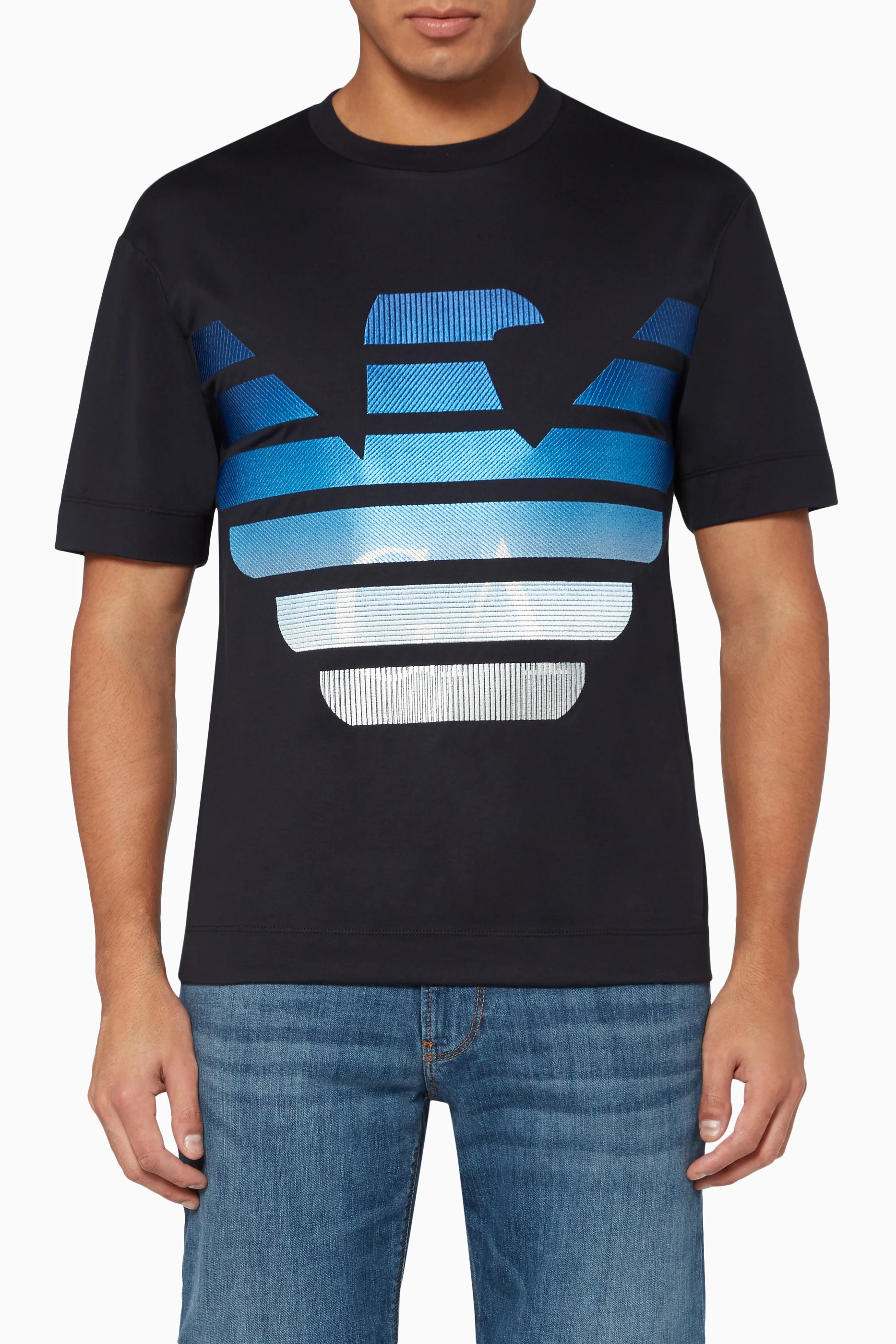 Armani jeans logo t shop shirt
