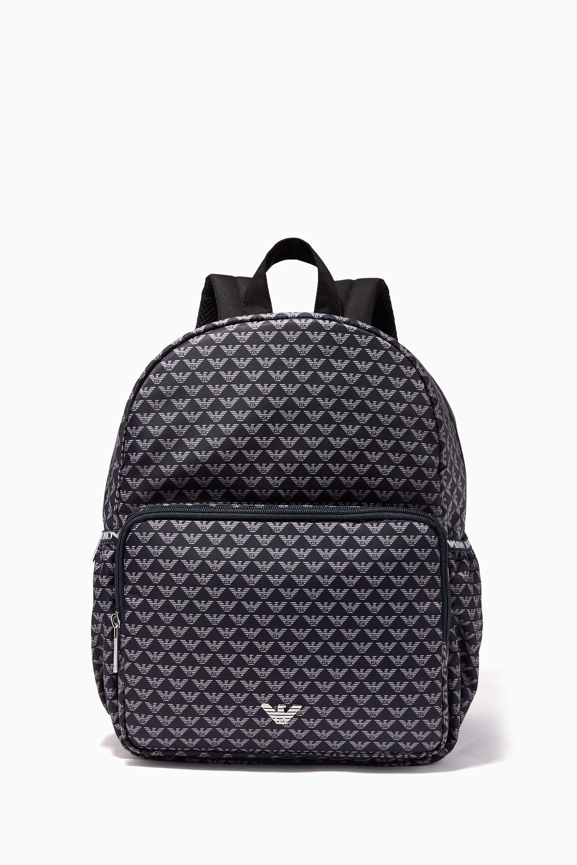 Buy Emporio Armani Blue Mummy Nylon Diaper Backpack for Kids in UAE Ounass