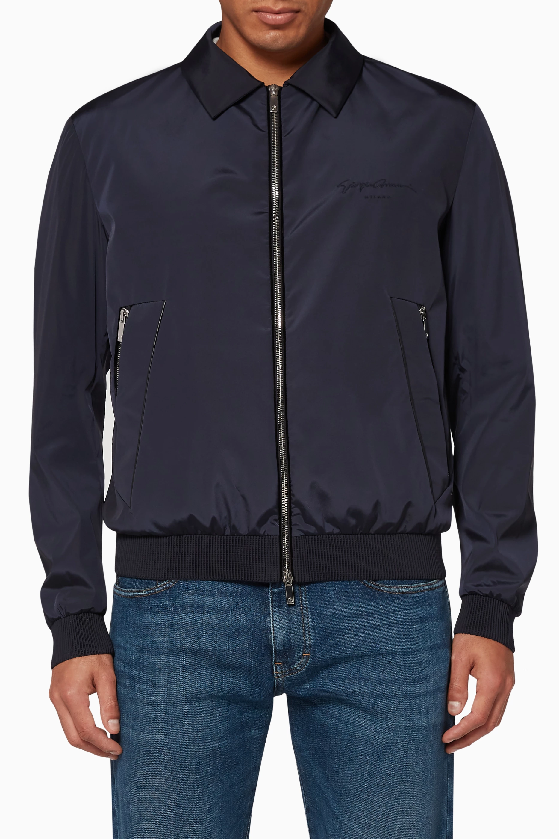 Armani jeans shop bomber jacket