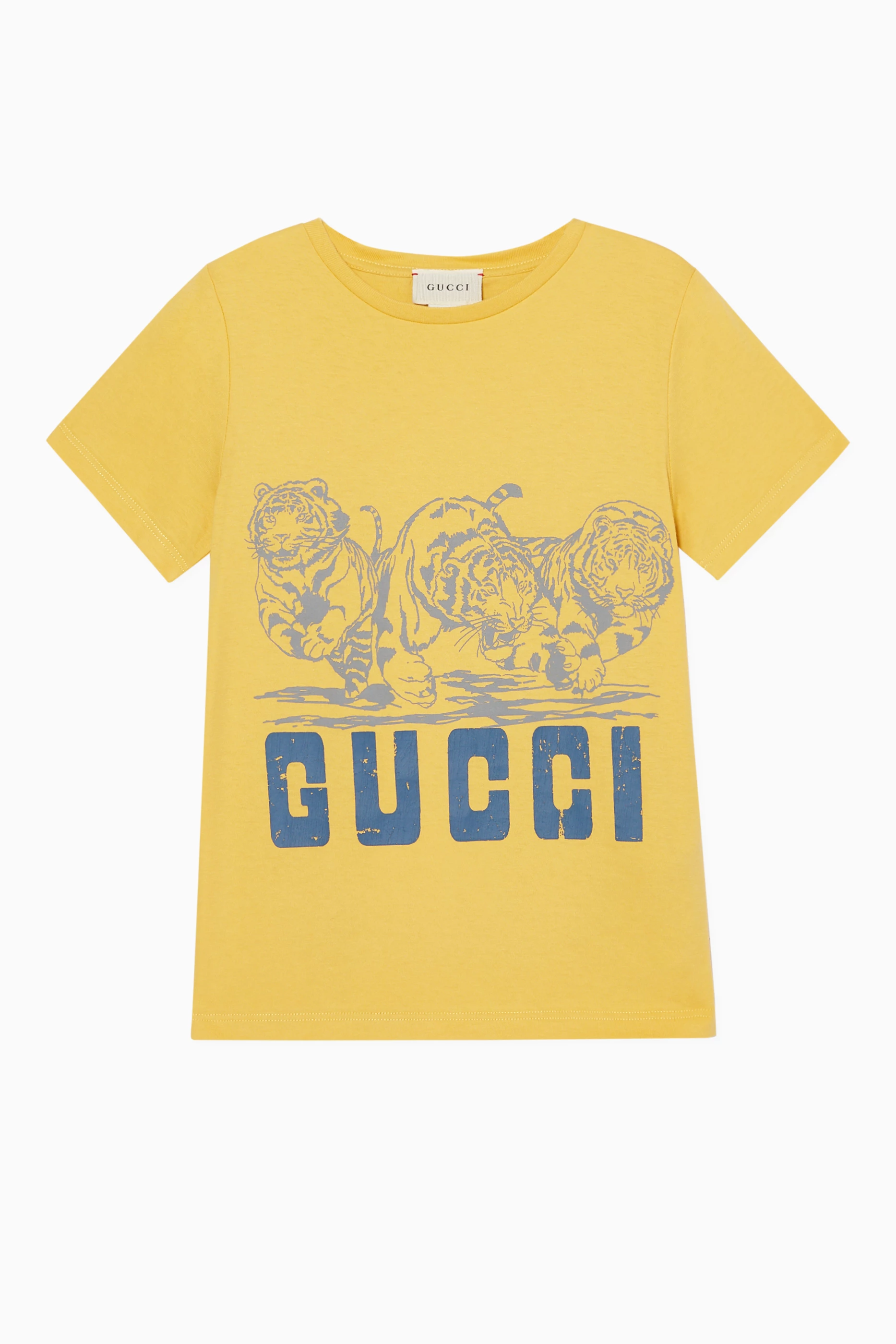 Gucci yellow tiger shirt new arrivals