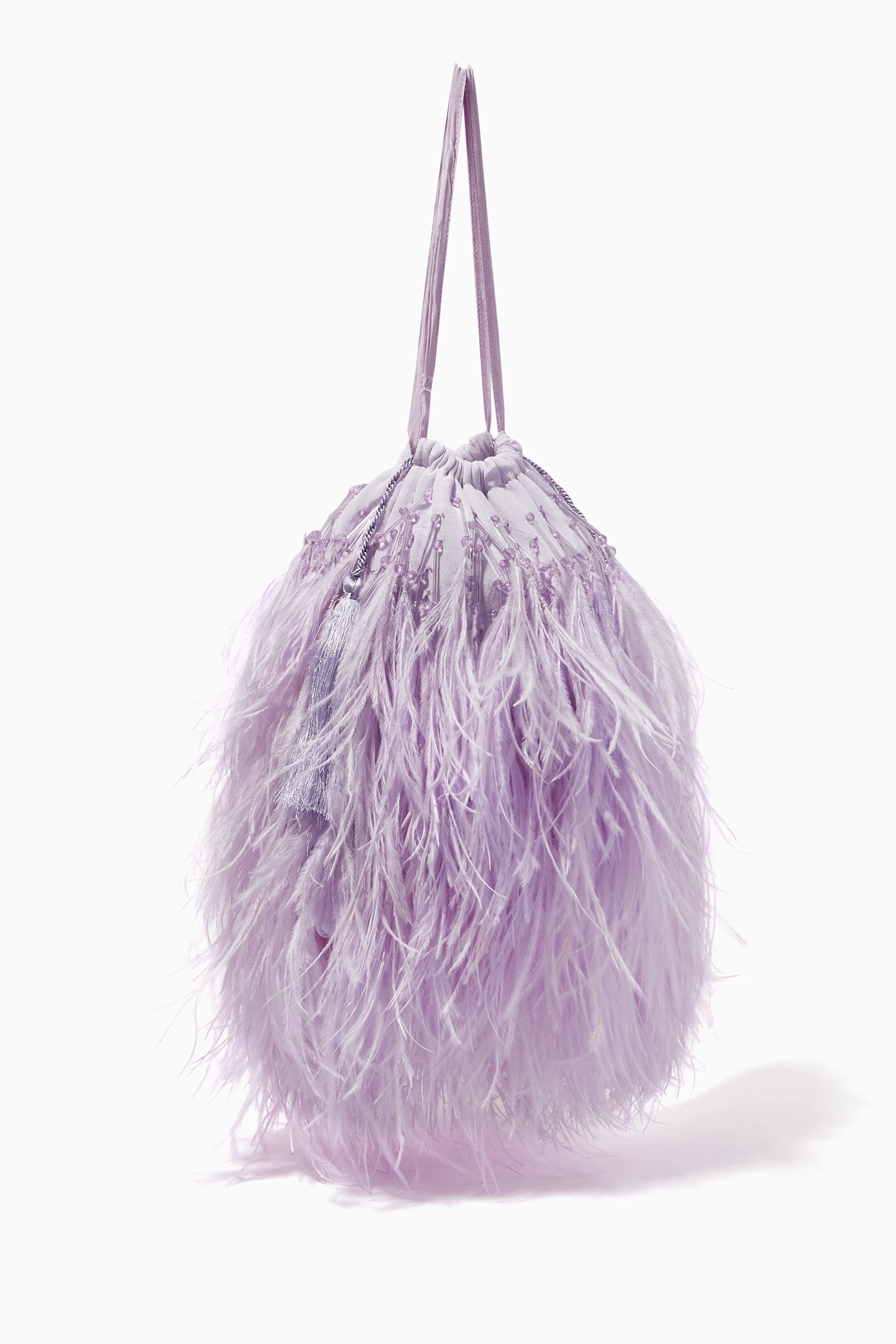 Attico hotsell feather bag