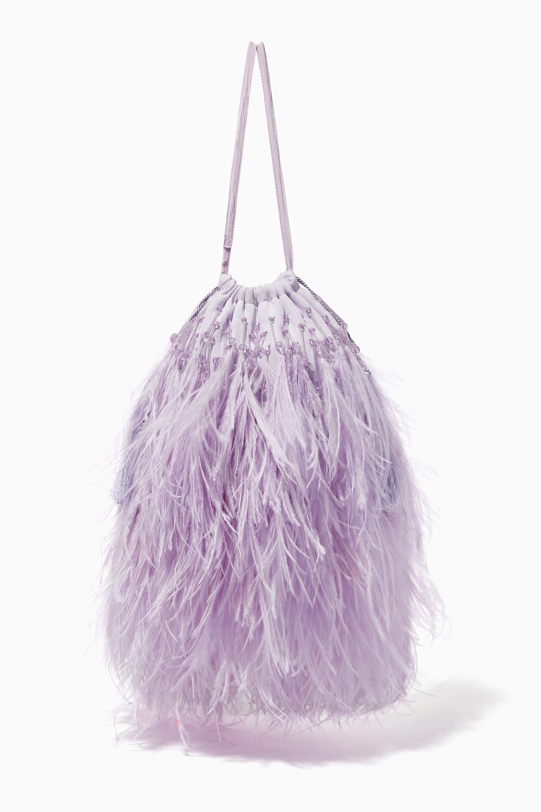 Attico cheap feather bag