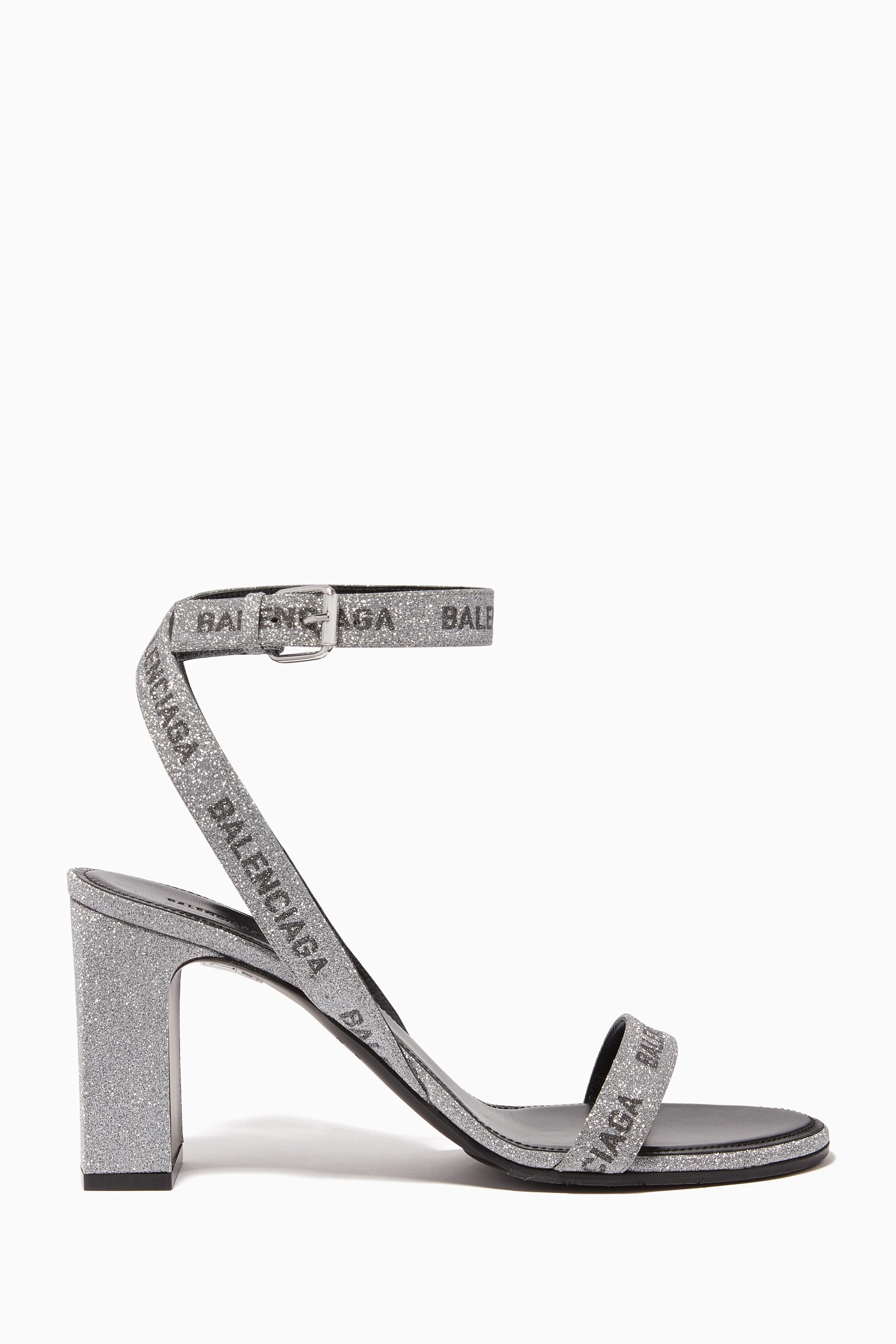 Balenciaga sandals silver store