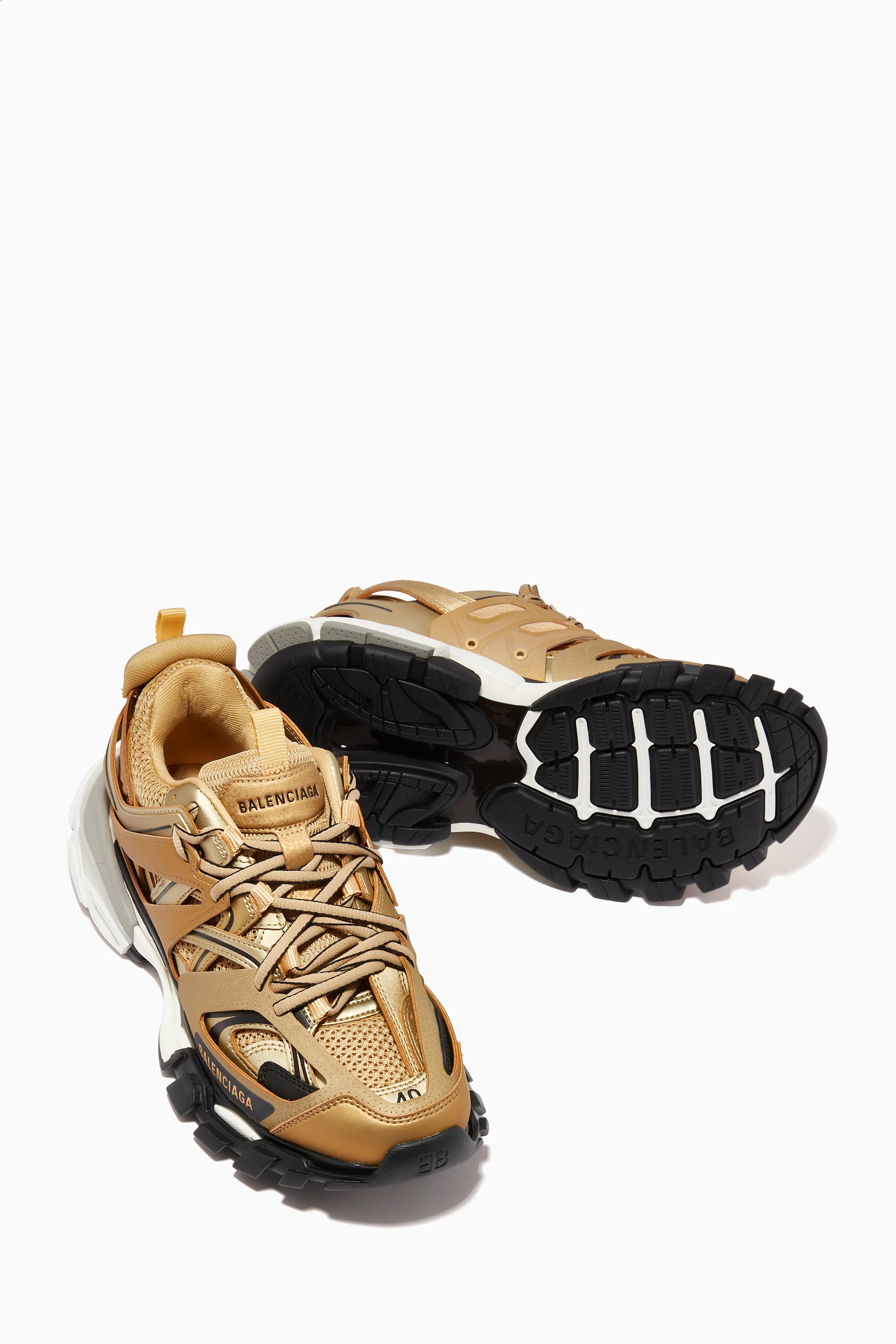 Balenciaga sneakers gold hotsell