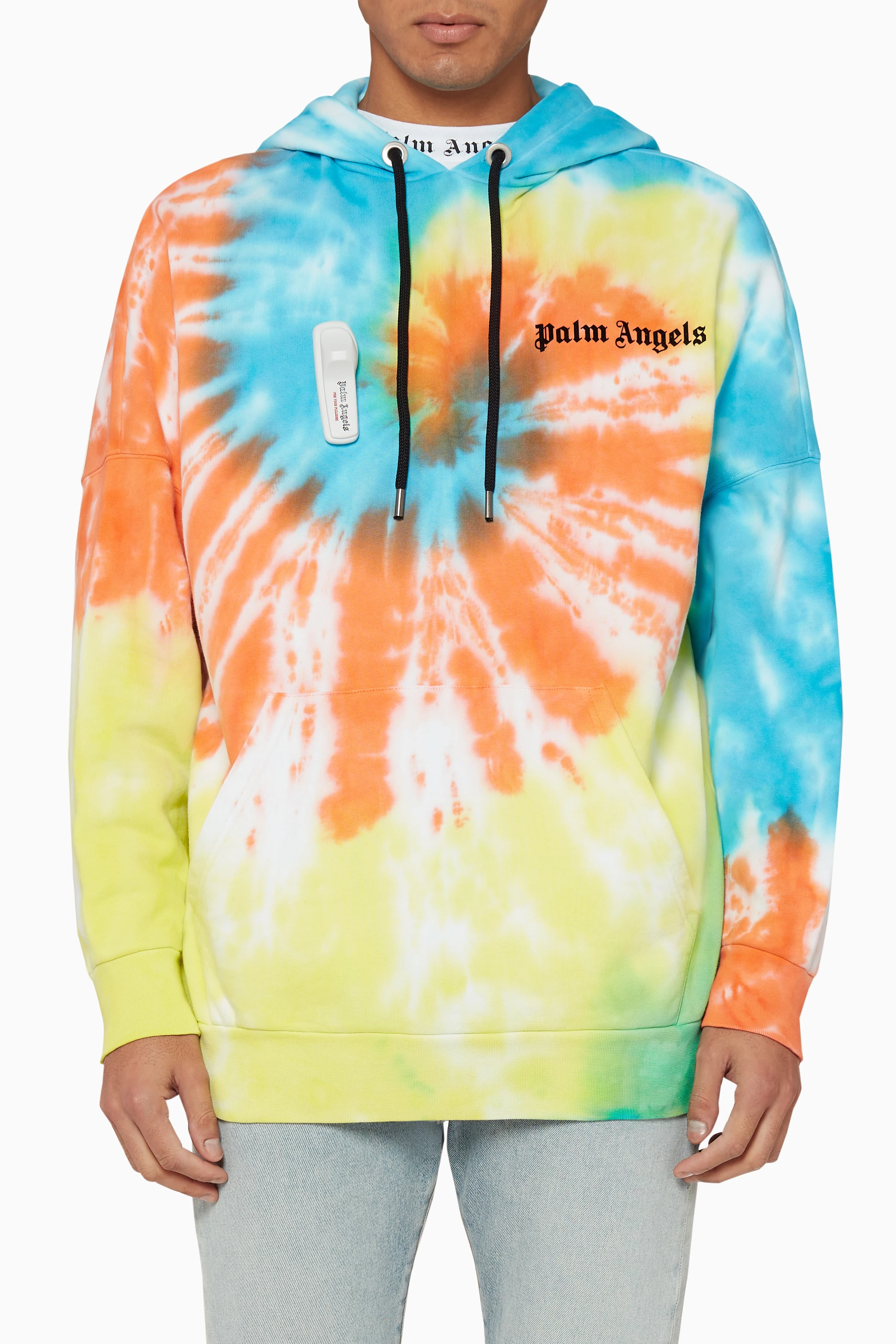 Palm angels deals hoodie rainbow