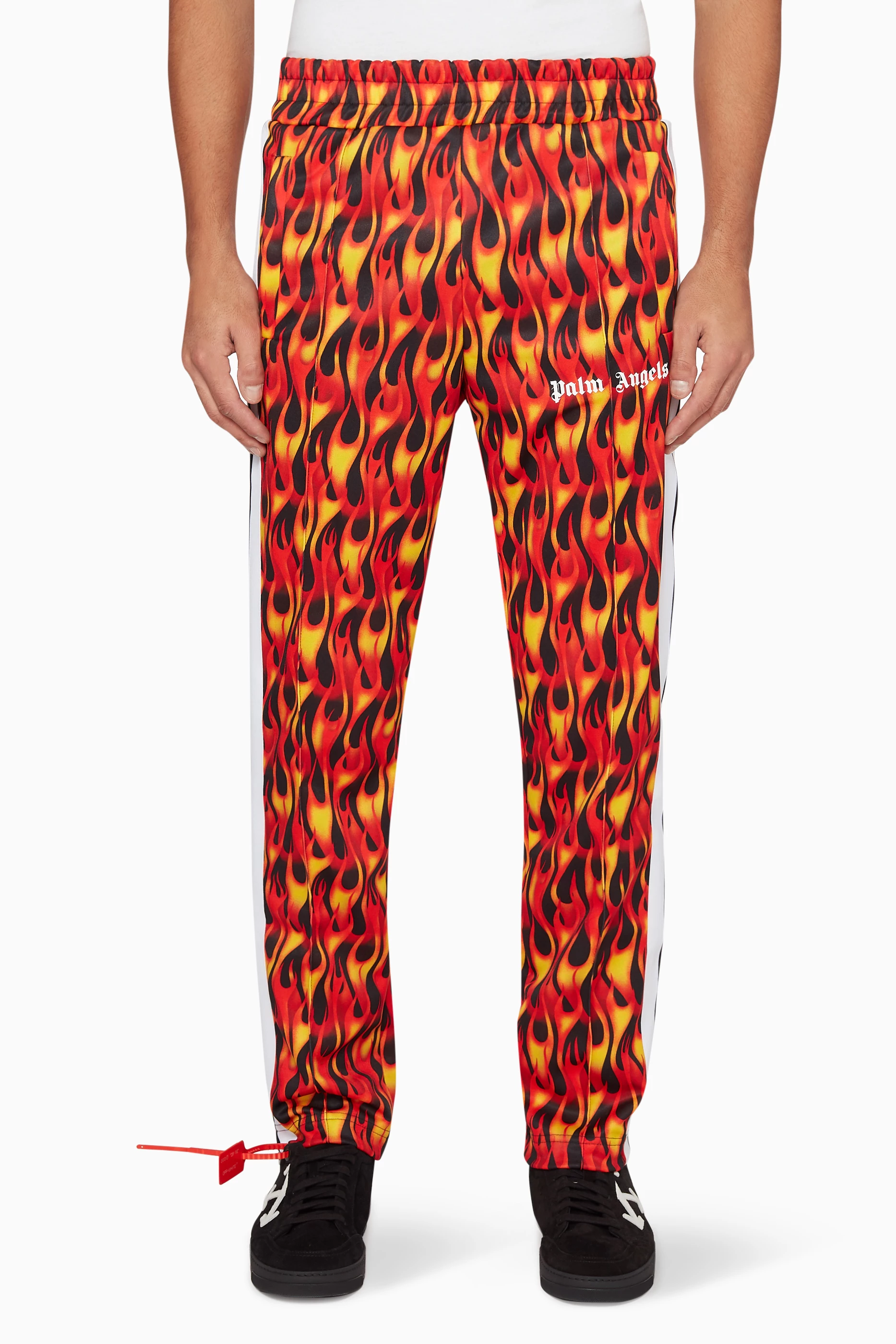 Palm angels track pants flame cheap