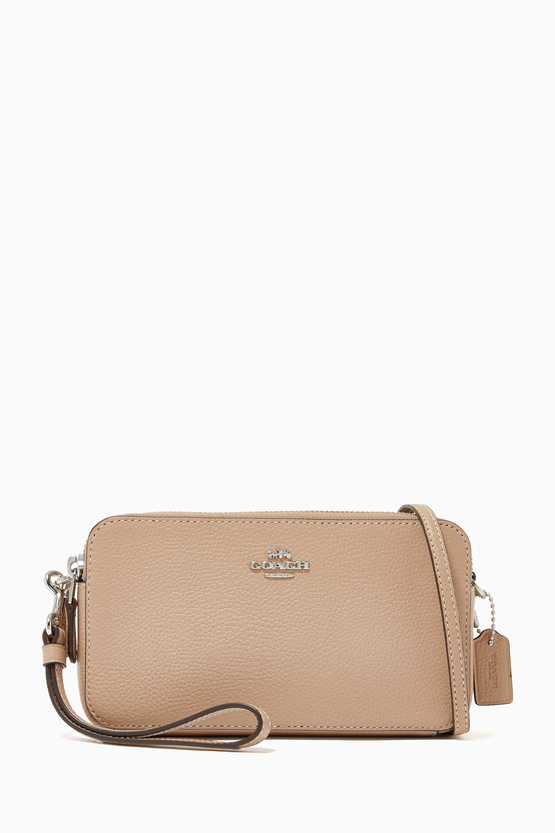 Coach polished pebble leather kira crossbody sales