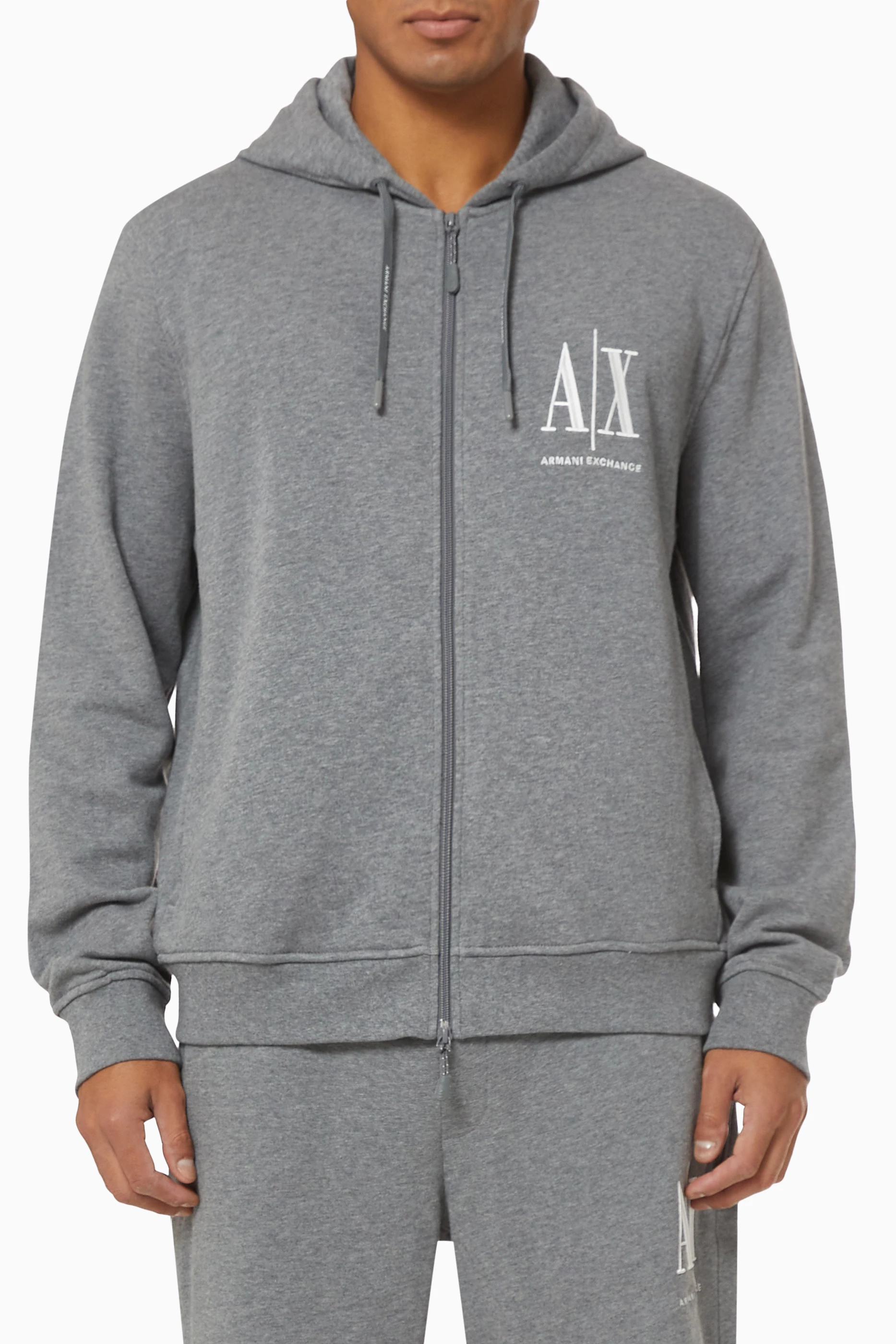 Armani top hoodie mens