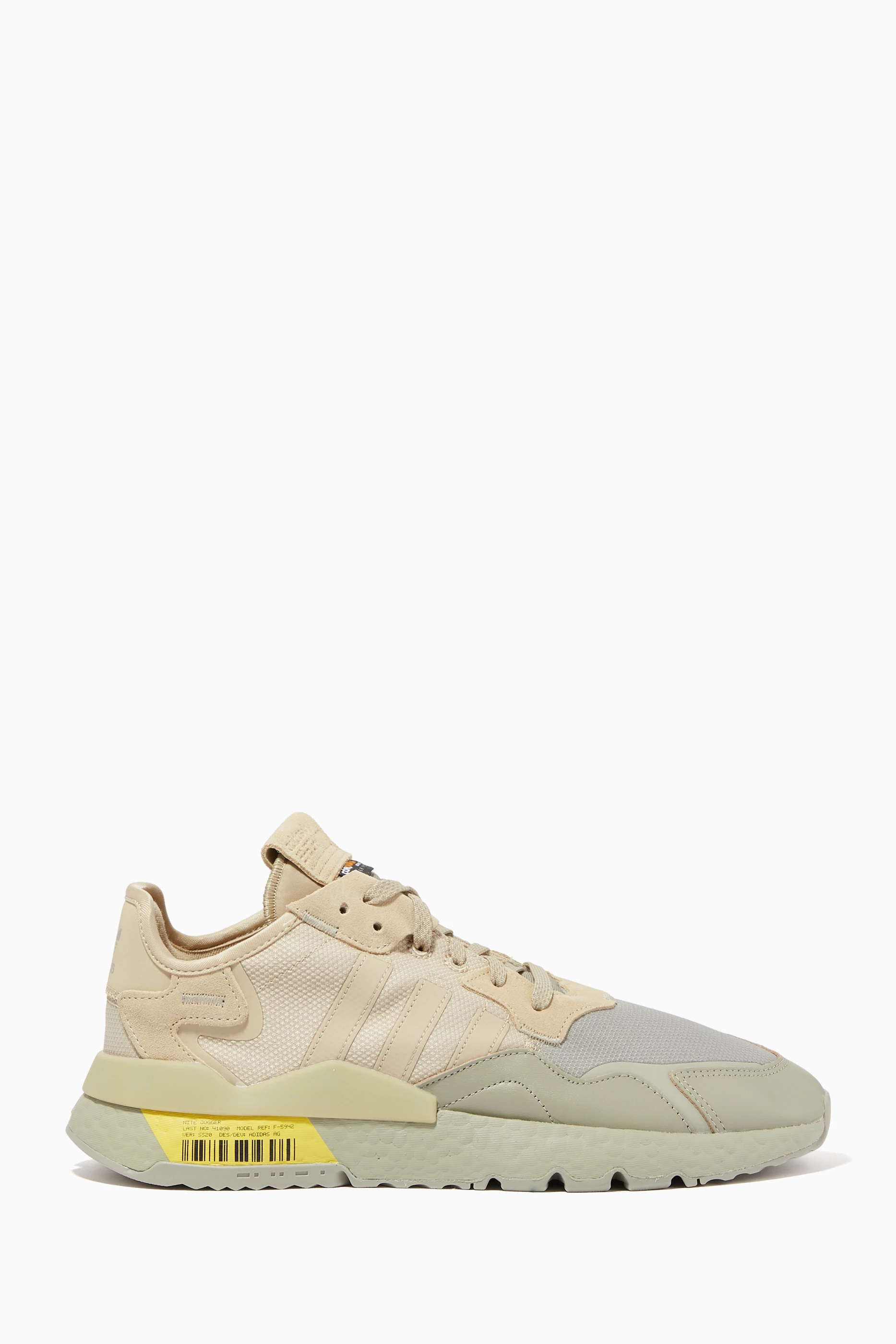 Adidas nite jogger feather grey best sale