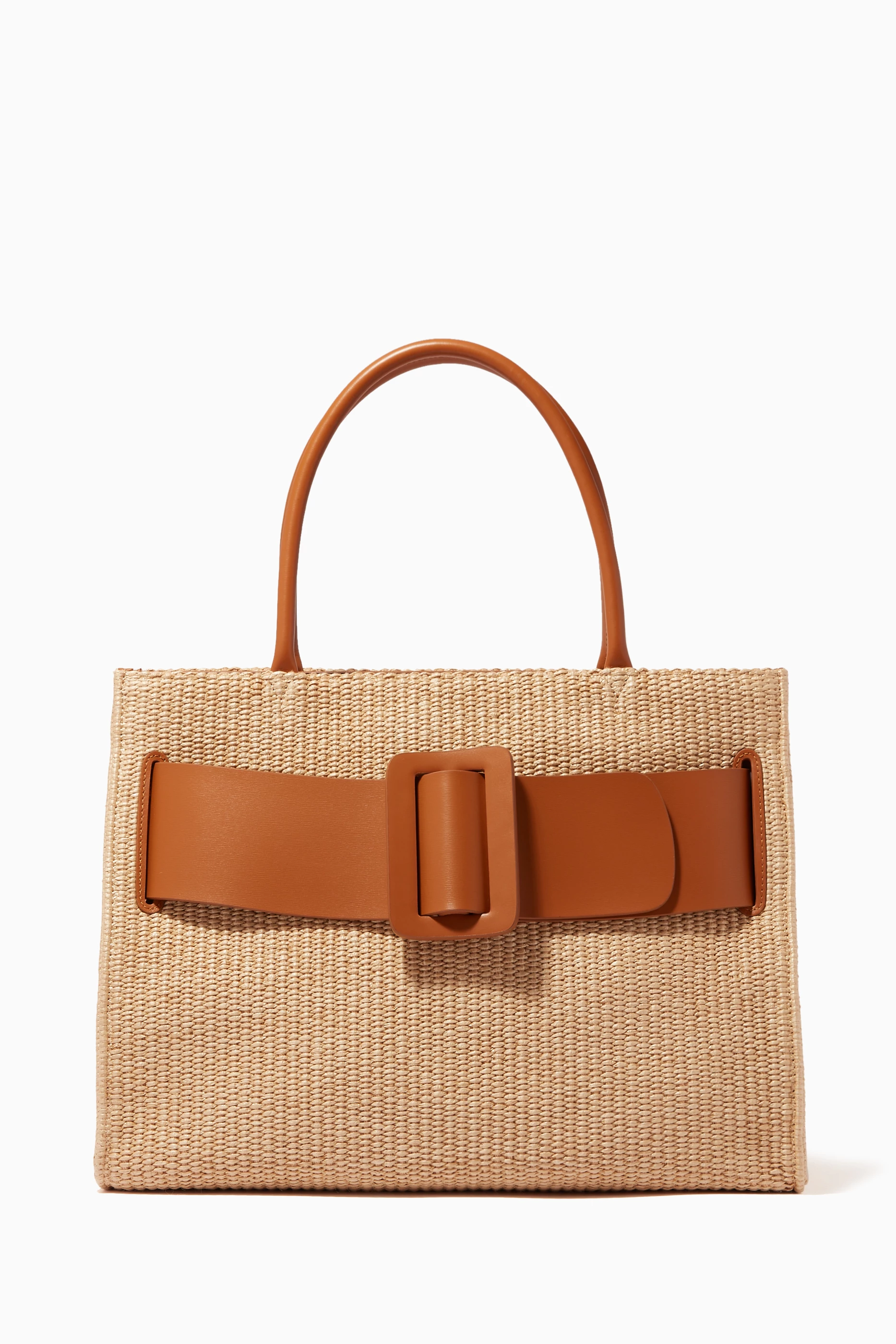 Buy BOYY Brown Bobby 38 Natural Raffia Tote Bag for Women in UAE