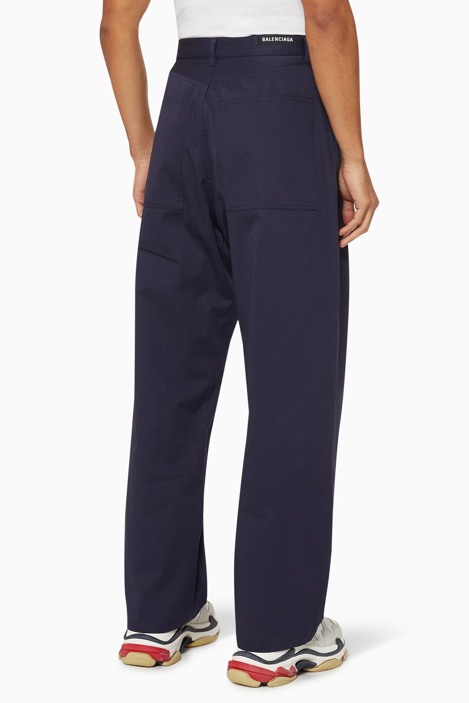 Balenciaga pants mens blue store