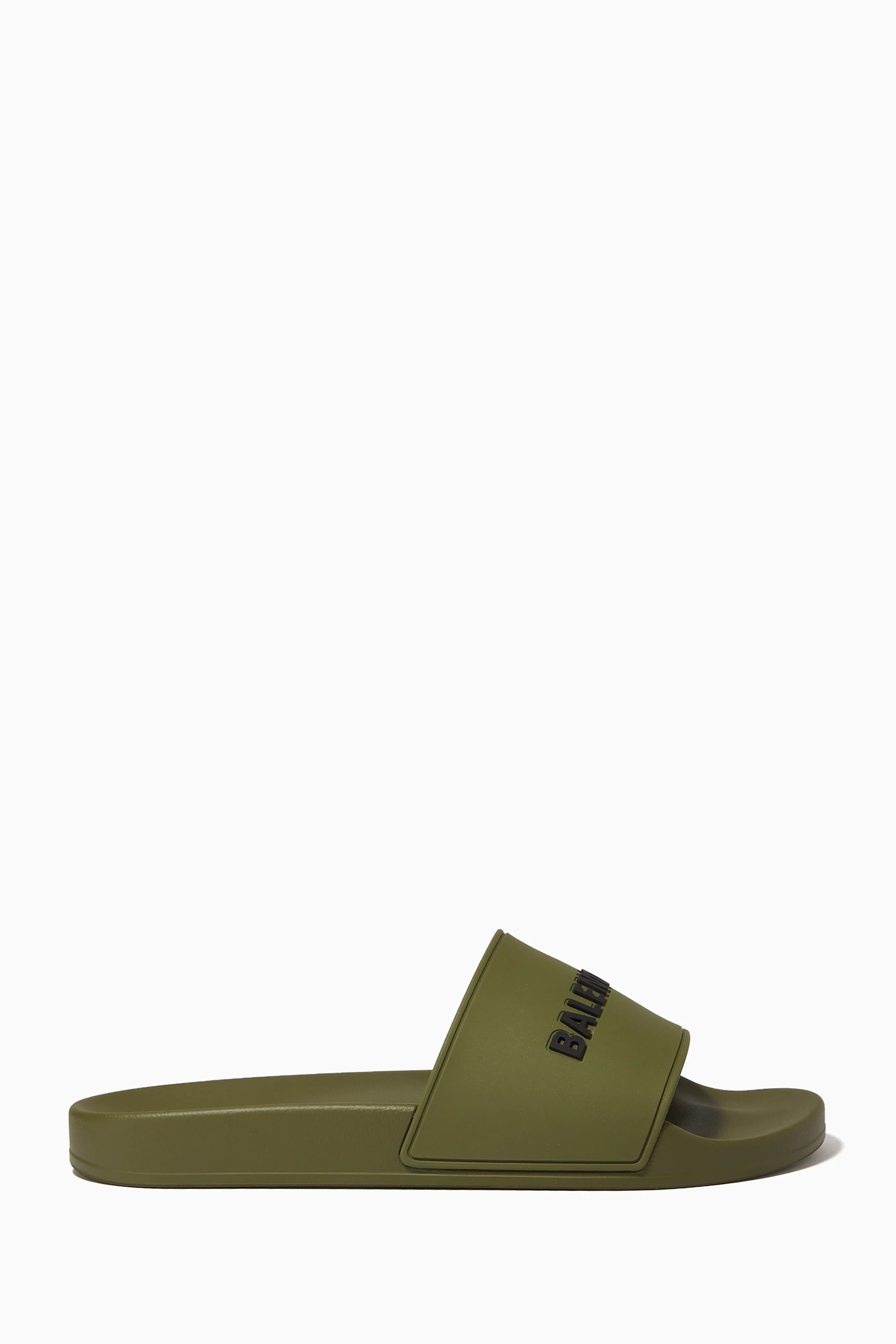 Balenciaga online slippers green