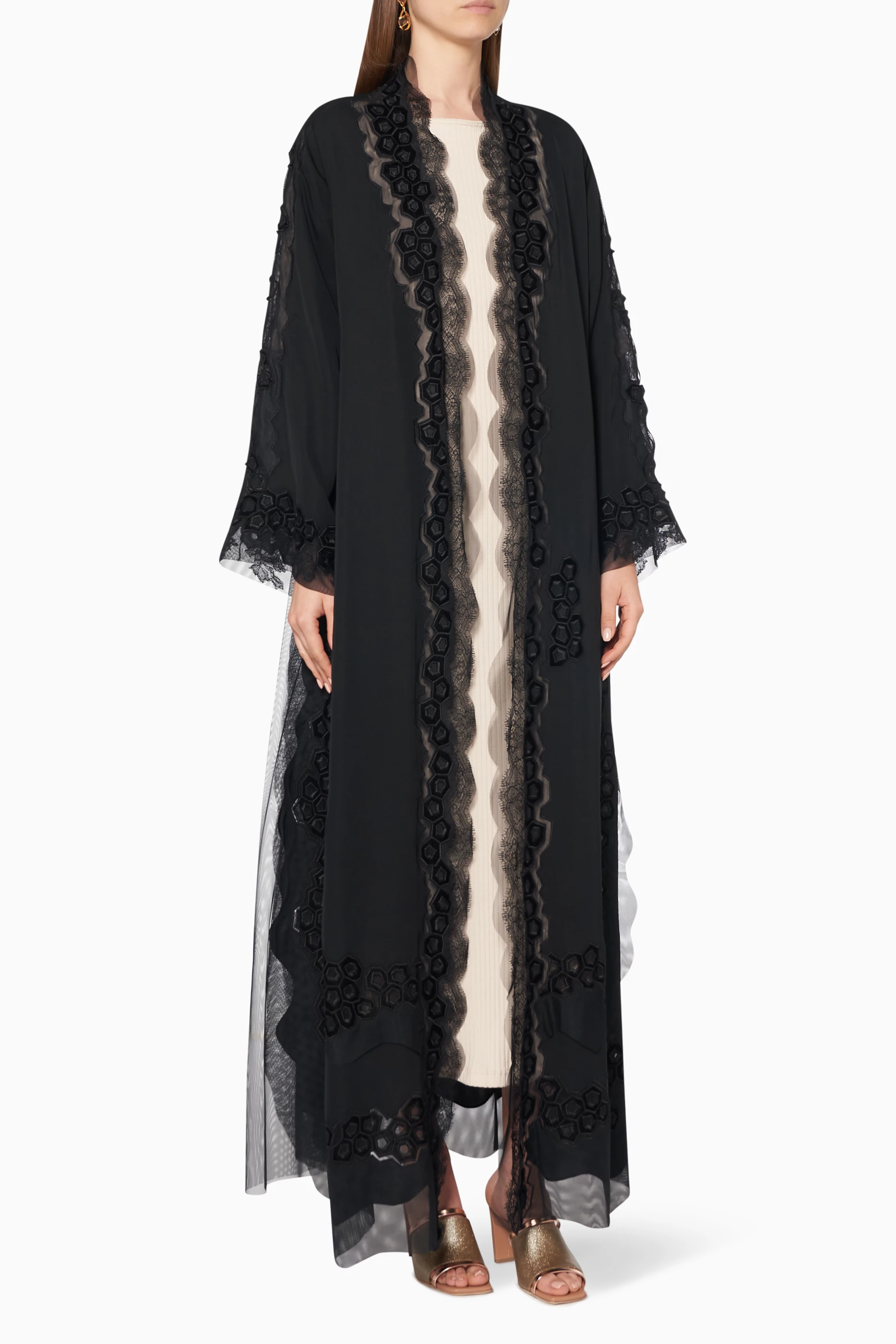 Haute couture top abaya