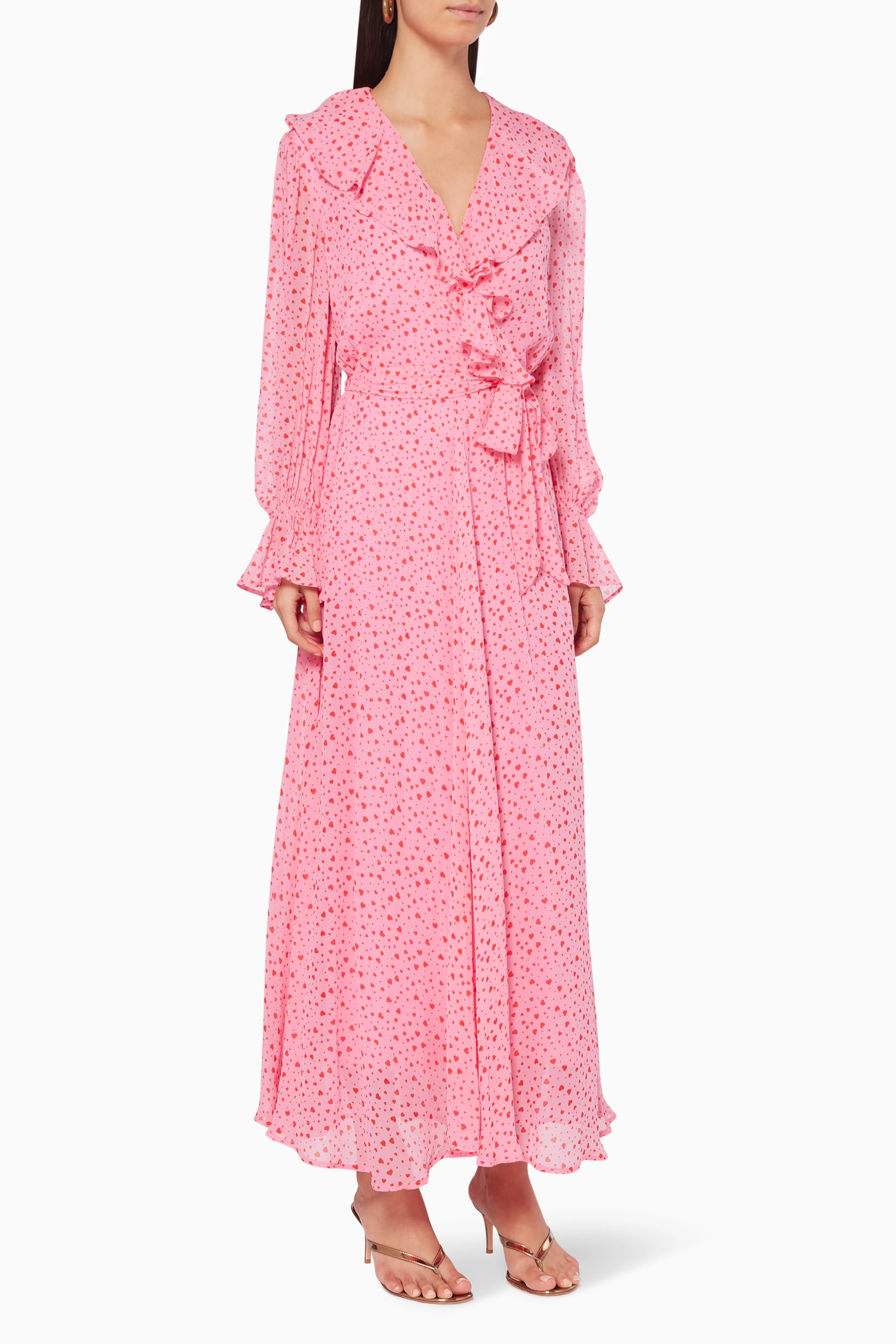 Ghost su shop dress pink