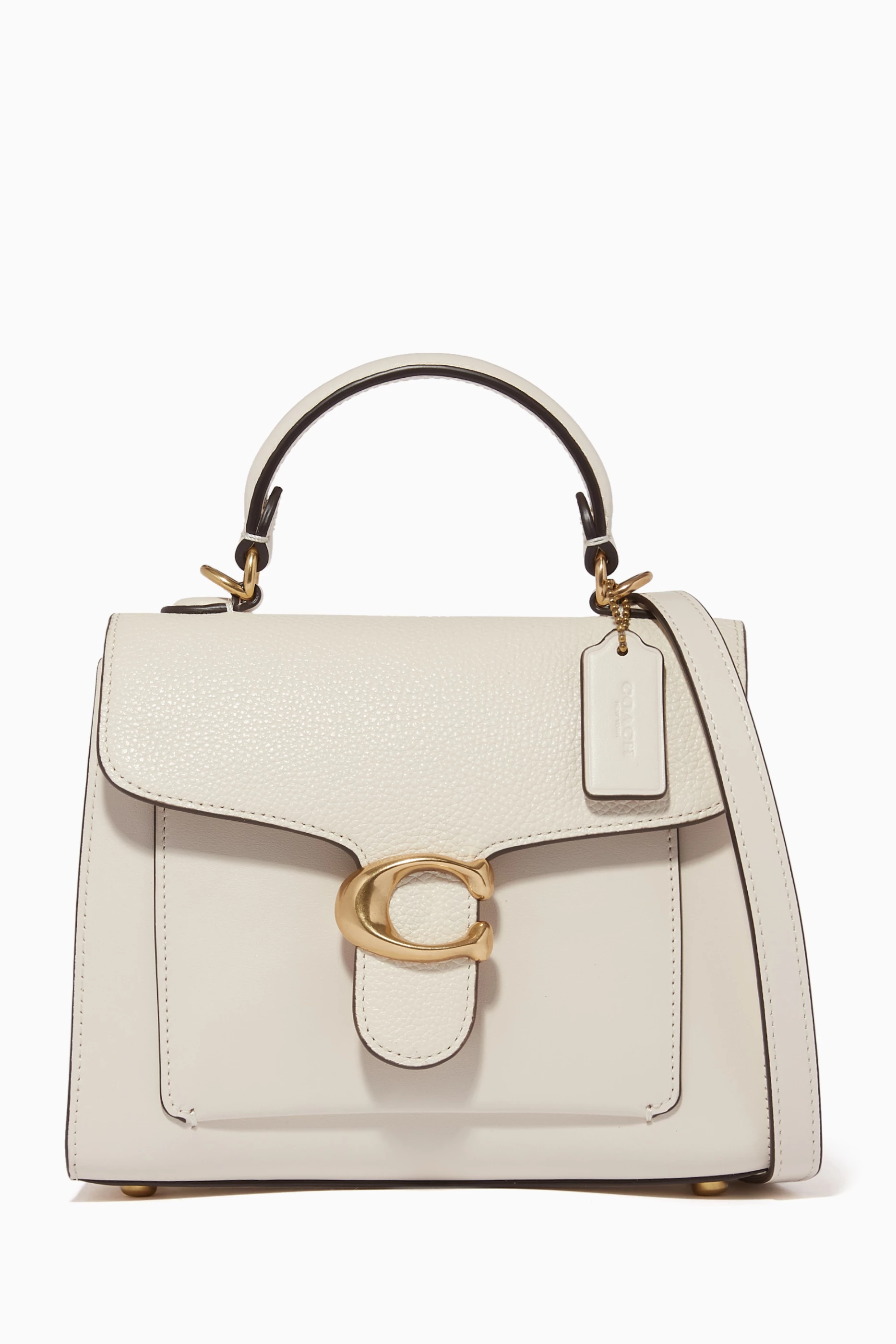 Coach tabby top shop handle 20 chalk