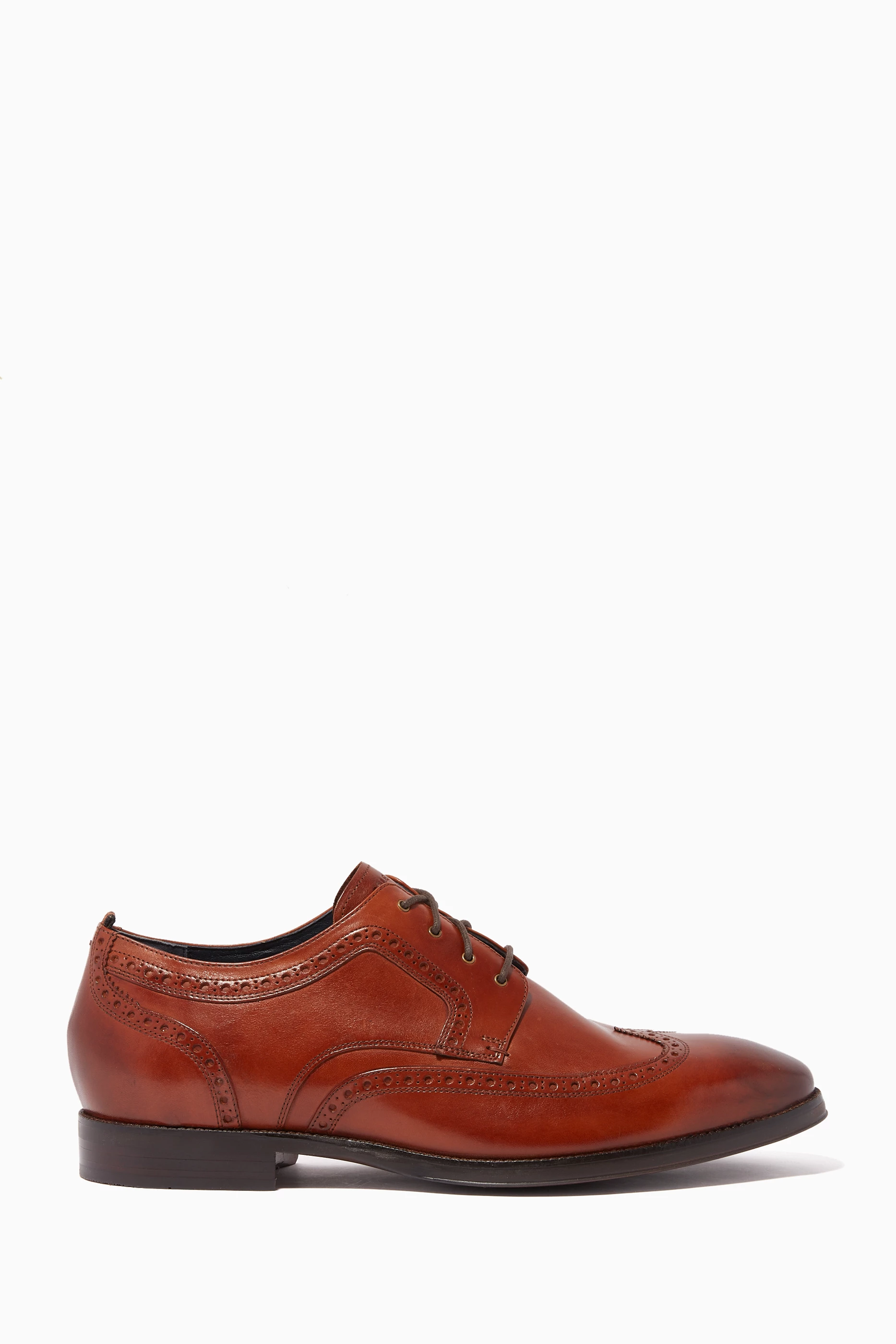 Buy Cole Haan Brown Jefferson Grand 2.0 Wingtip Oxford Shoes for Men in UAE Ounass