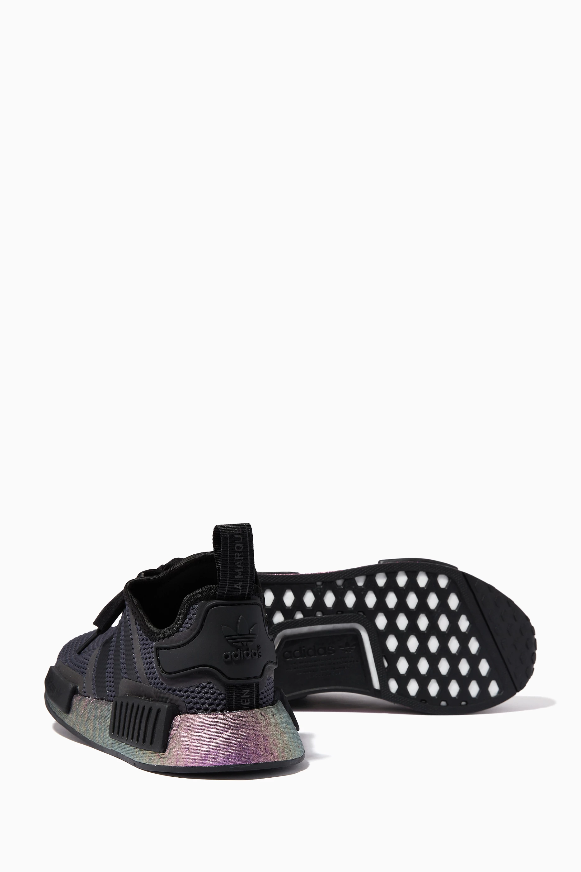Buy adidas Black NMD R1 Sneakers for Boys in UAE Ounass
