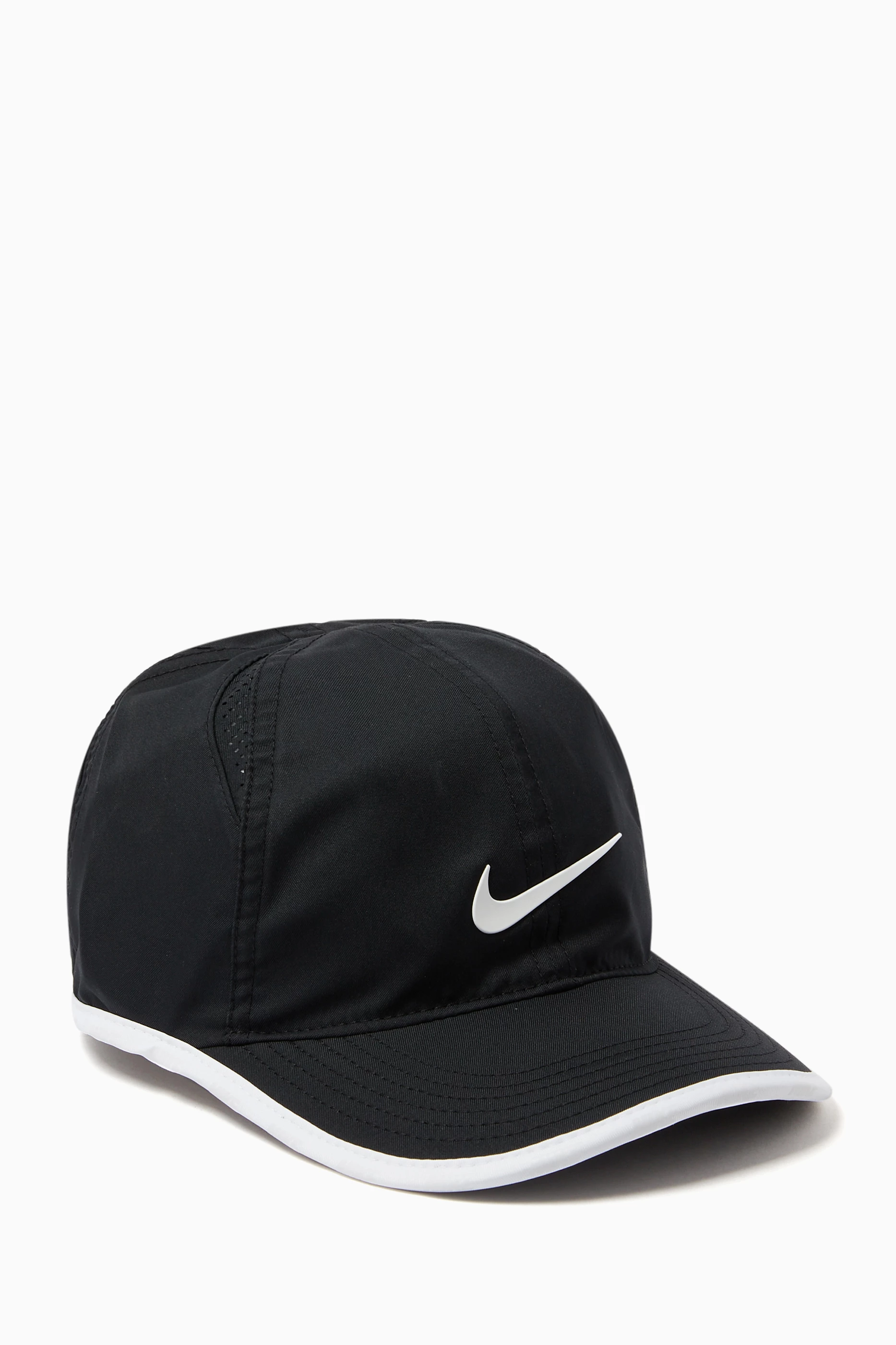 Buy Nike Black Dri Fit Featherlight Baseball Cap for Girls in UAE Ounass